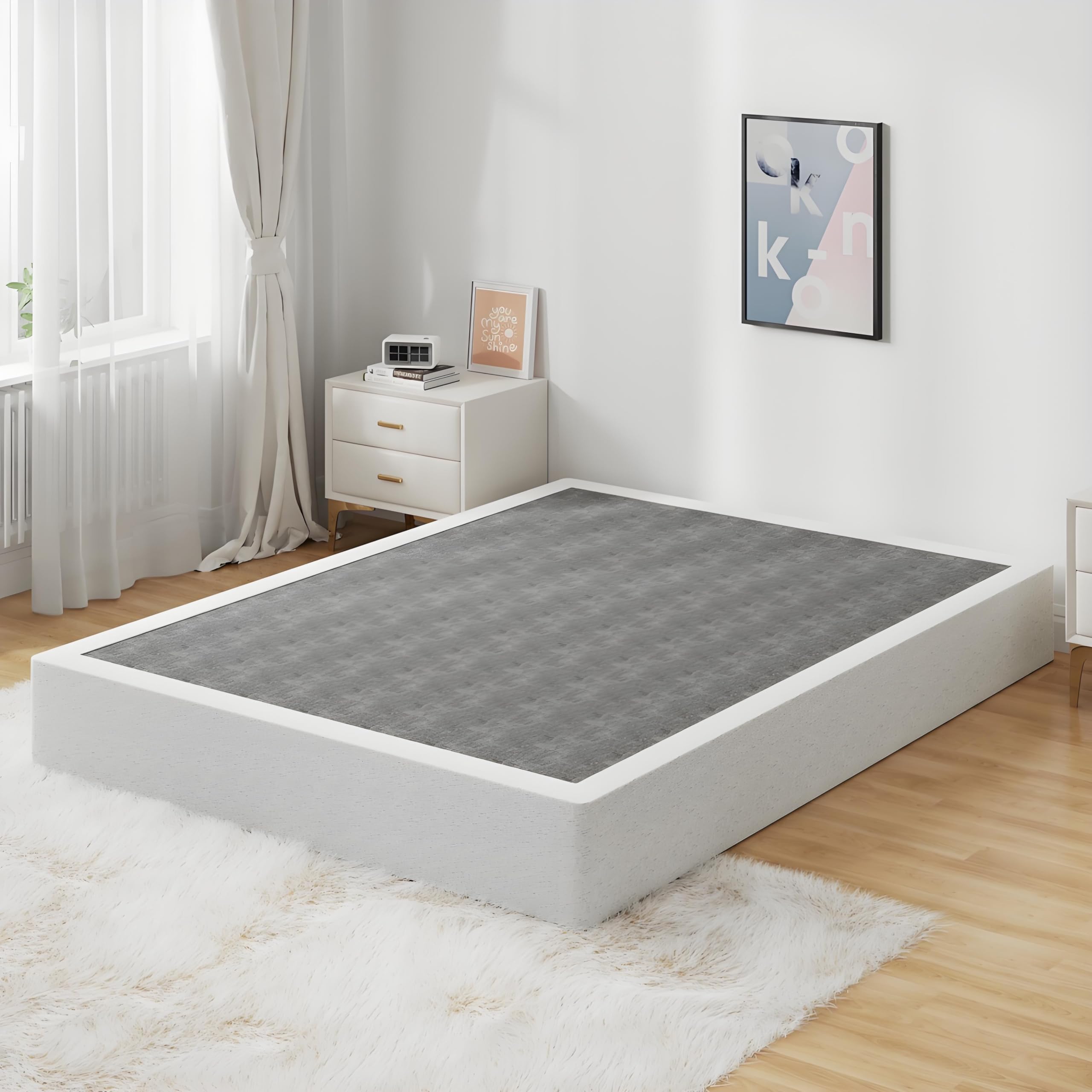 スフィア Spring is here Crystal Spring Box Amazon.com: Snaye Full Size Box Spring Bed Base 9 Inch, 3000lbs