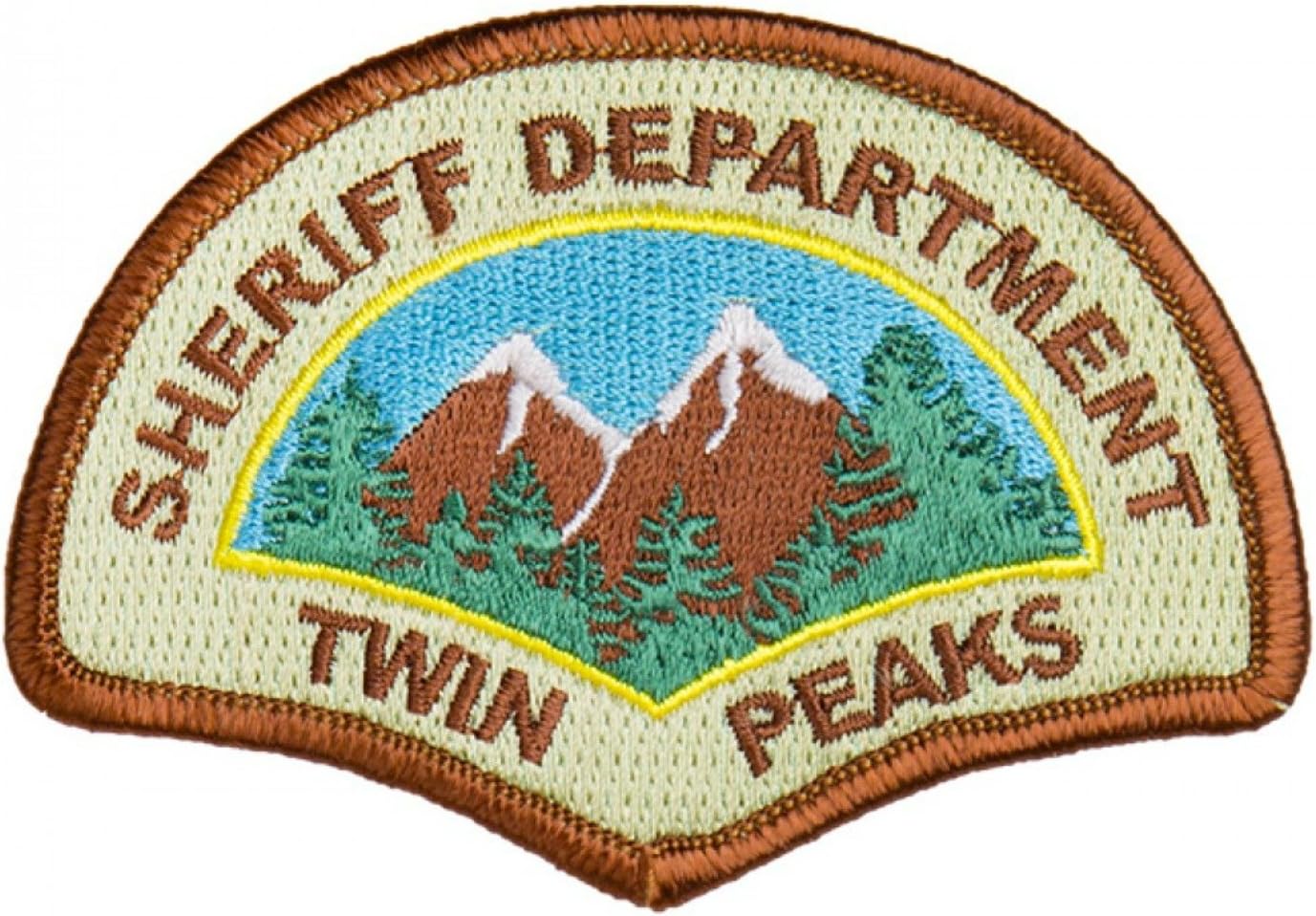 Twin Peaks Sheriff Department Iron On Police Patch