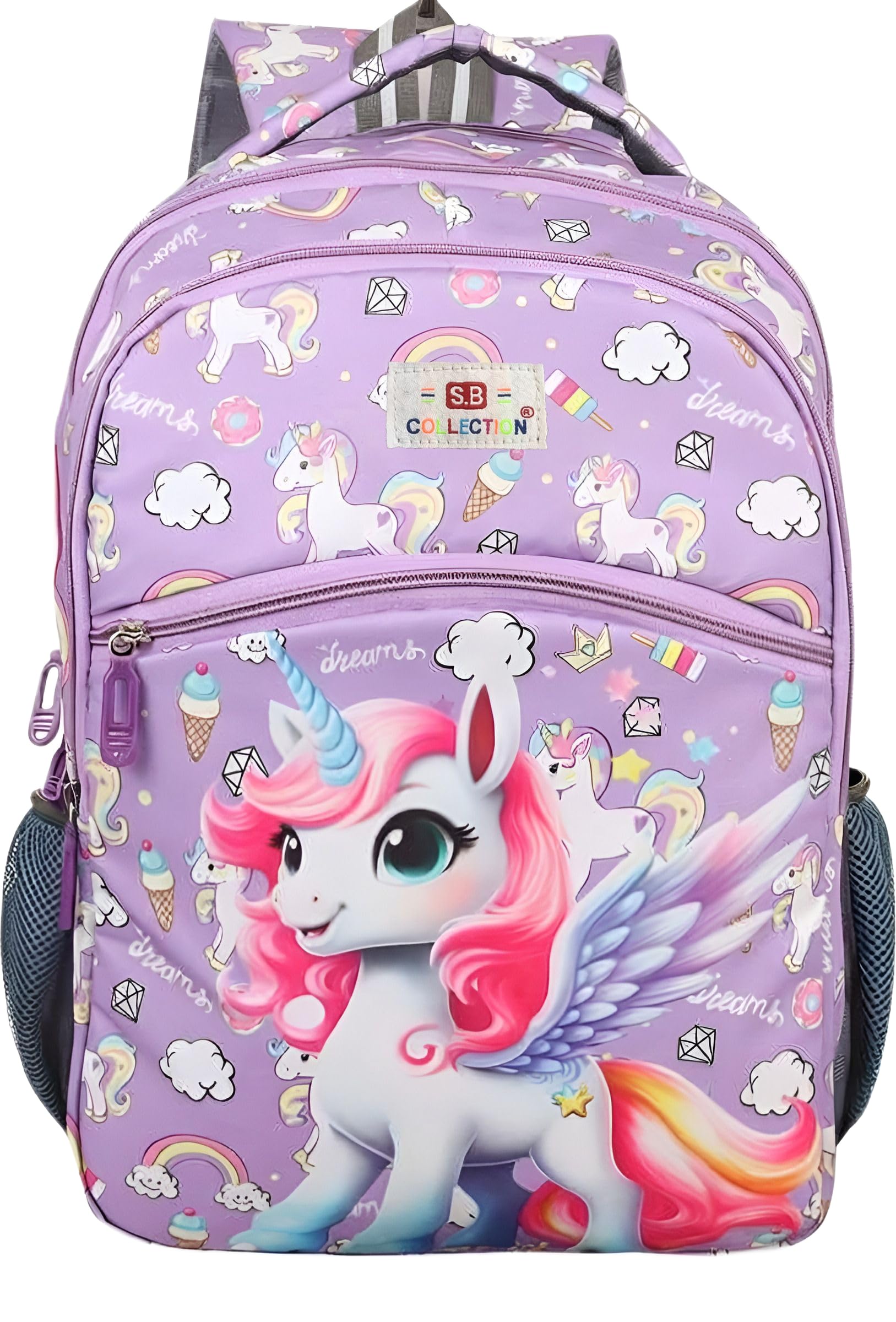 Sbcollection Classy Printed Comfortable Use For Class 1 or/Max 12 Yrs Kids Coaching Picnic Waterproof School Bag (28 L)-image-24