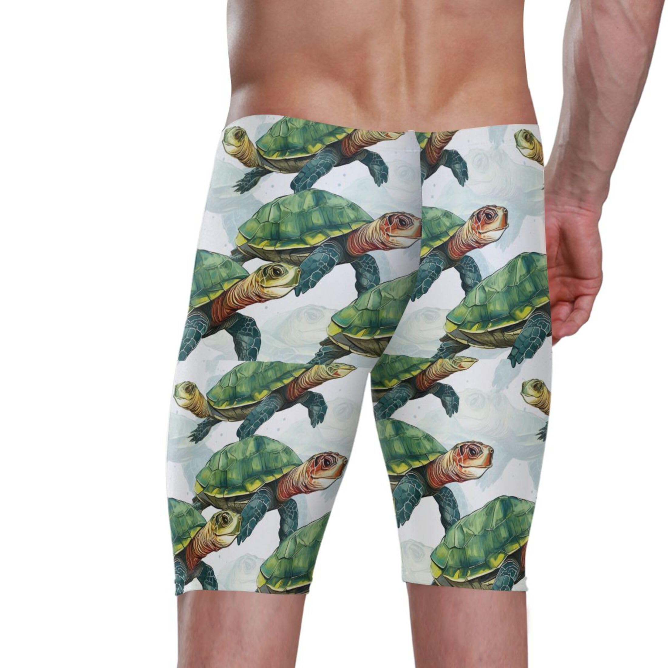 Sea Turtle Tortoise Swim Jammers Swimsuit for Men XXL B0401182