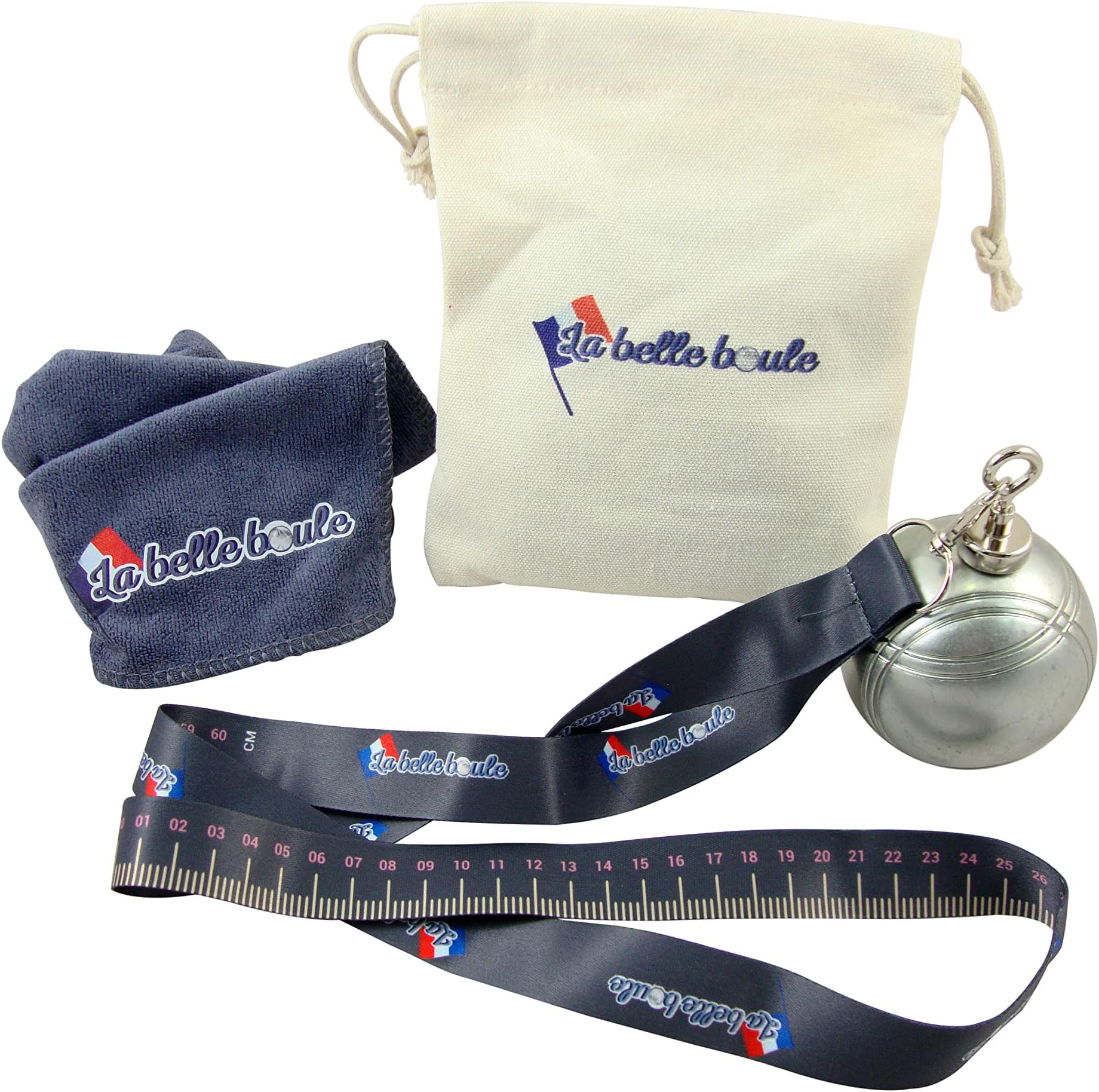La Belle Boule Magnetic Petanque Ball Pick Up Kit with Microfibre Cloth - Accessories for Amateurs and Competitions - Ultra Powerful Petanque Neodymium Magnet Indoor and Outdoor