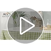 Amazon.com: NECAUX Custom Multisize 1.5mm Thick Clear PVC Table Cover ...