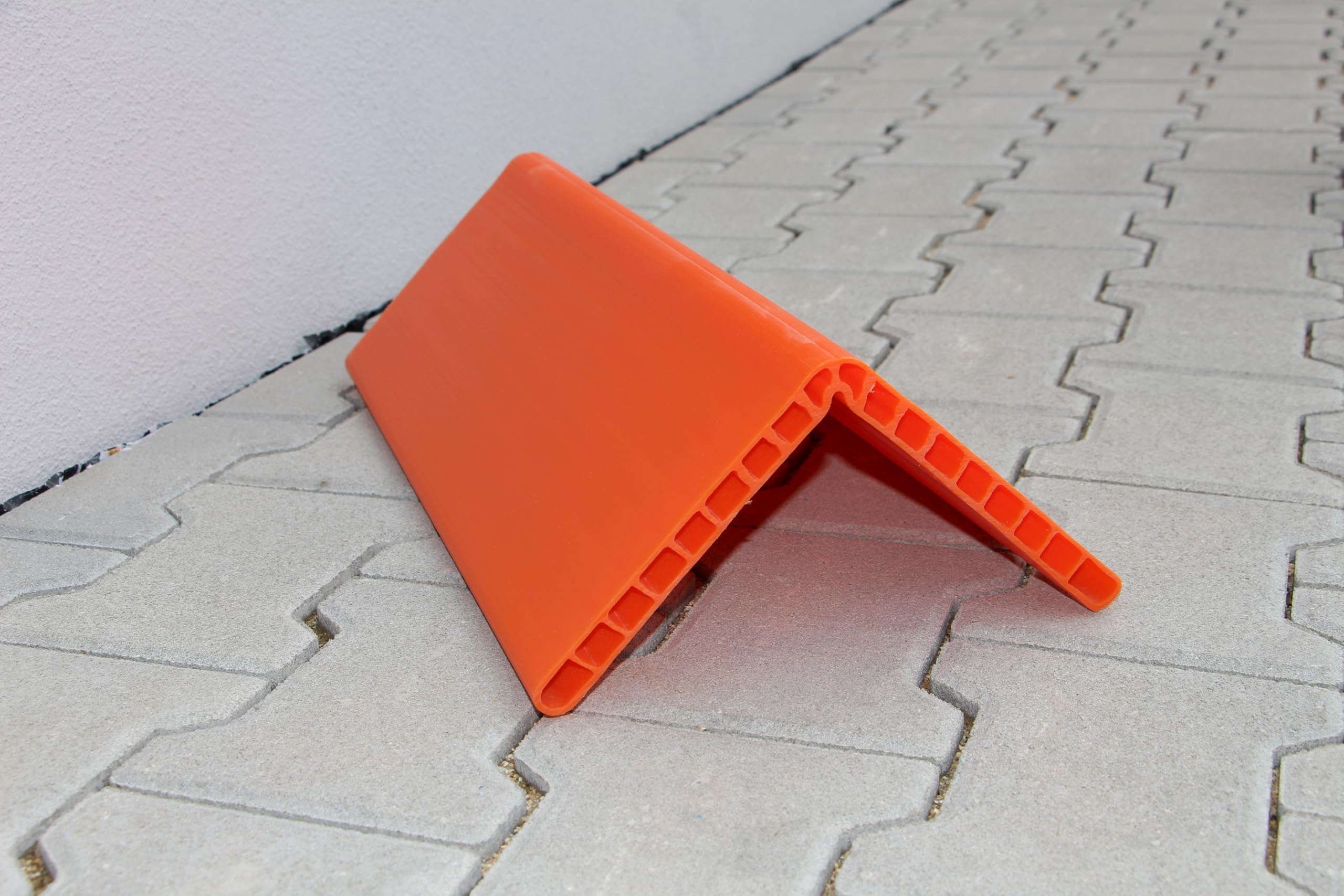 10x Kantenschutzwinkel 1.200 mm, orange, 190x190x19 mm | Kantenschoner aus Kunststoff (PE), bruchfest, formstabil, kältebeständig, für Ladungssicherung mit Zurrgurten
