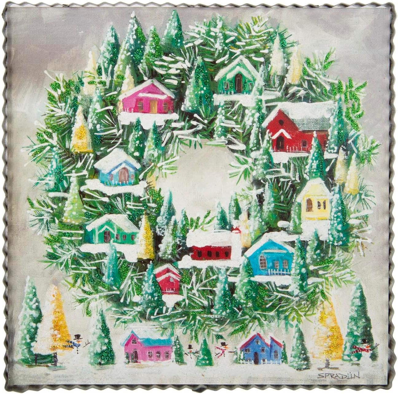 The Round Top Collection Gallery Wreath of Houses Patio