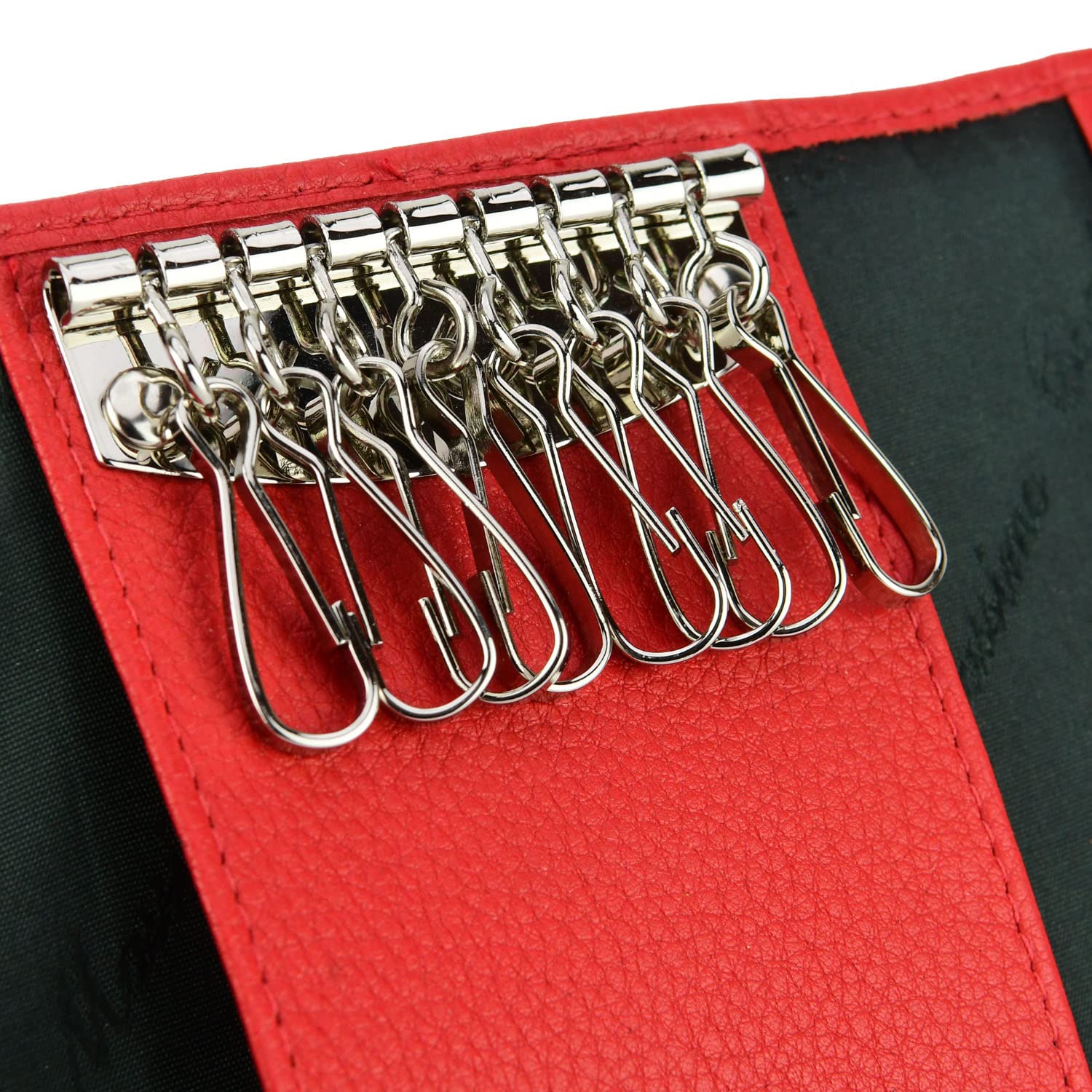 CONTE MASSIMO Porte-clés Homme Femme, Cuir Véritable
