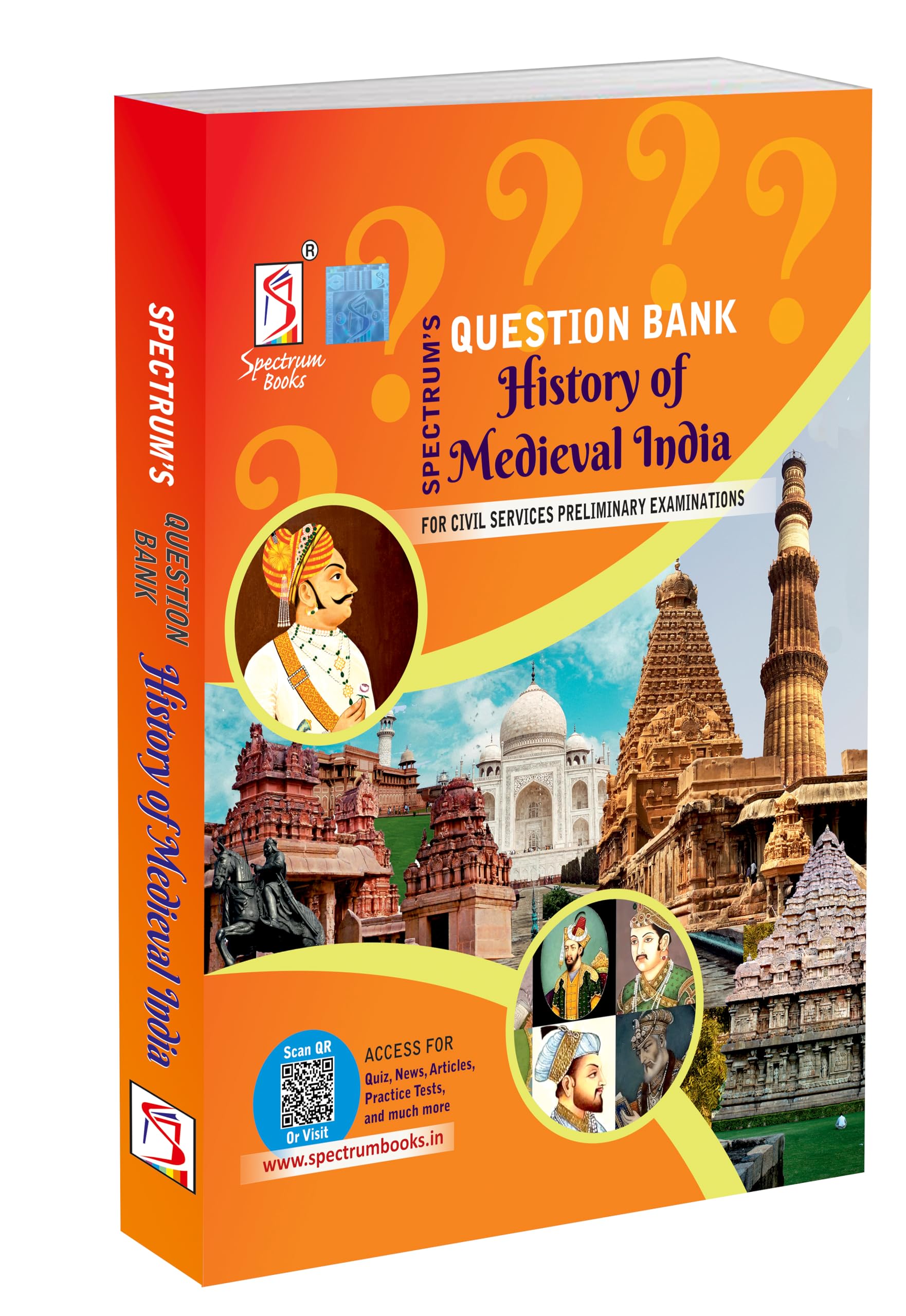 Spectrum’s Question Bank | History of Medieval India | UPSC | Civil Services Exam | State Administrative Exams - 2024 / Edition