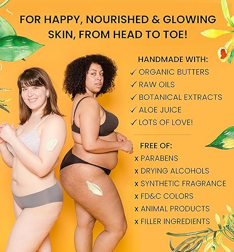 Miniatura 2 de Vanilla Sorbet - Mantequilla corporal nutritiva cruda 100 natural y vegana cacao karité y mantequilla de mango hidratante rico y de rápida absorción