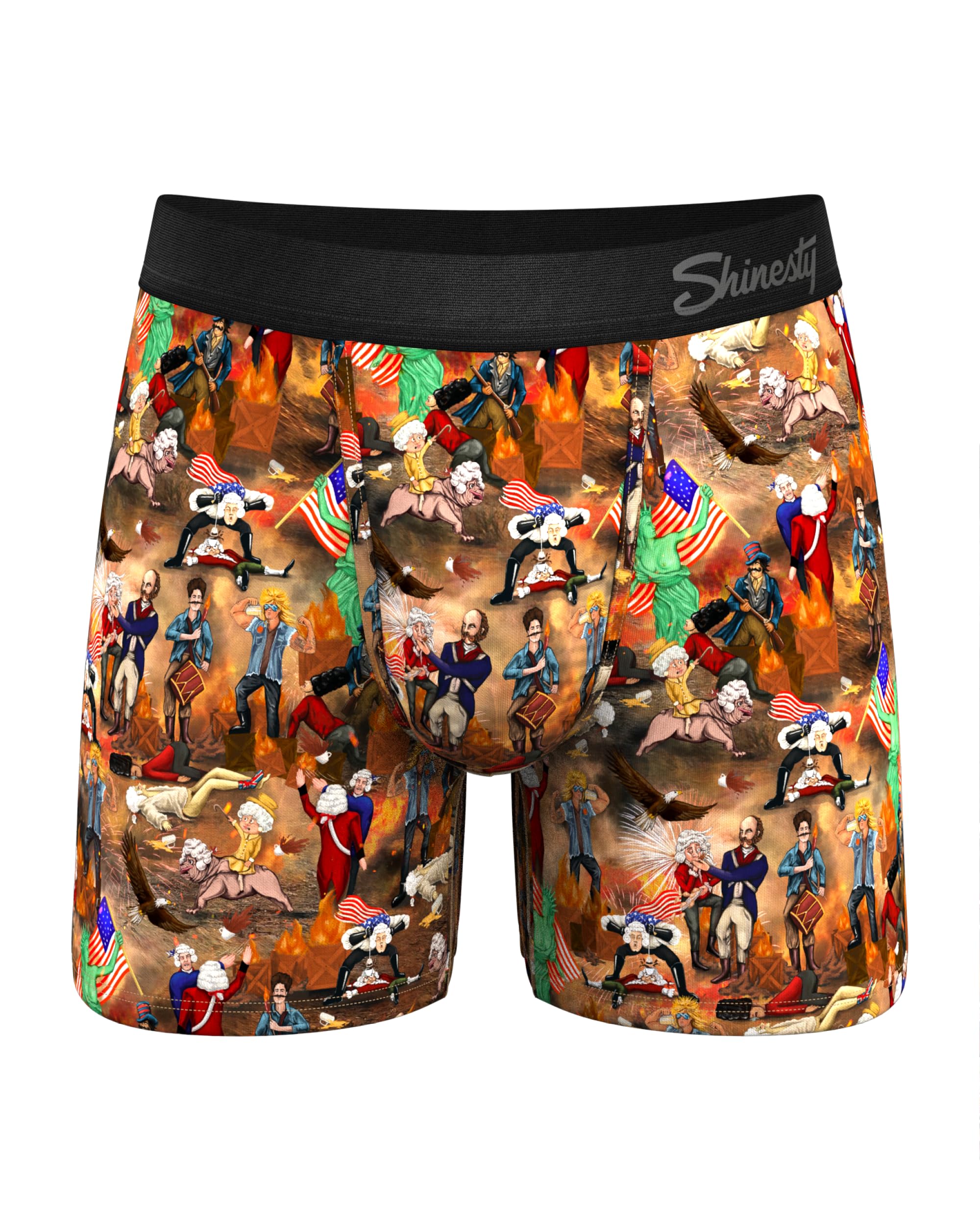 Shinesty Hammock Support Mens Boxer Briefs | Underwear Flyless | Anti-Chafing, Moisture Wicking