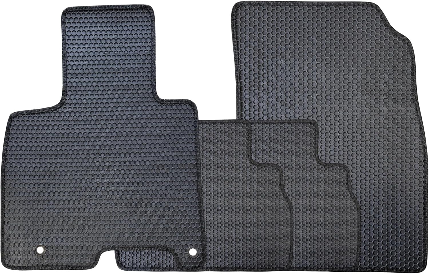 ecoMats All Weather Floor Mats Custom Fit for 2022 to 2026 Hyundai Tucson, Front and Rear, Safety Locks, Traps Liquid and Dirt, Easy to Clean, Odorless (Does not Fit PHEV Electric Models)