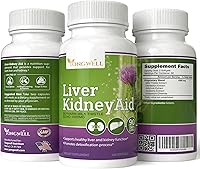 Vista 5 de Liver Kidney Aid, Herbal Based Ingredients Supports Liver and Kidney Health, 90 Days Supply (180 Softgels)