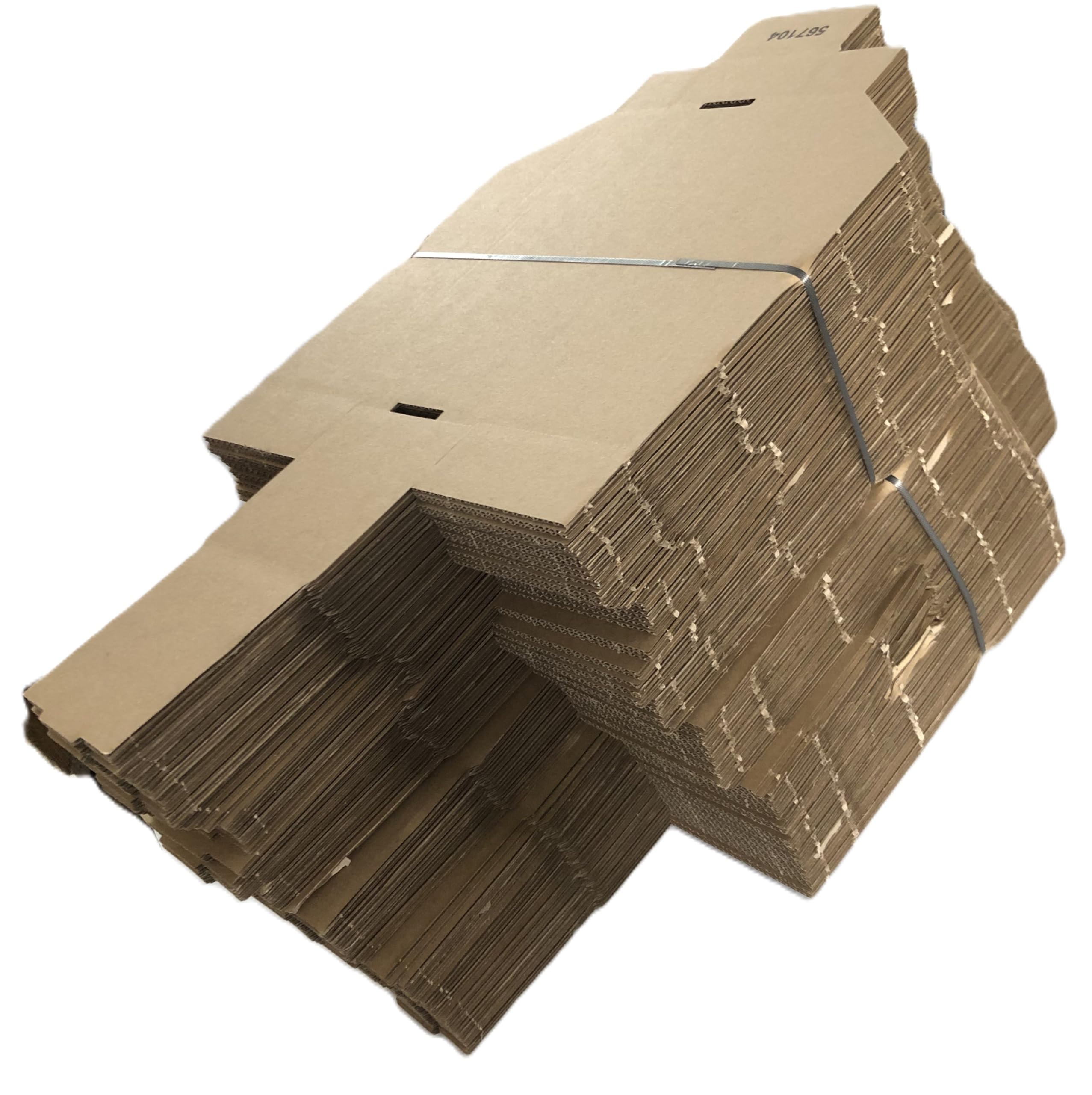 Pack de 100 bacs, becs de stockage en carton brun, Dimensions 300x100x110 mm