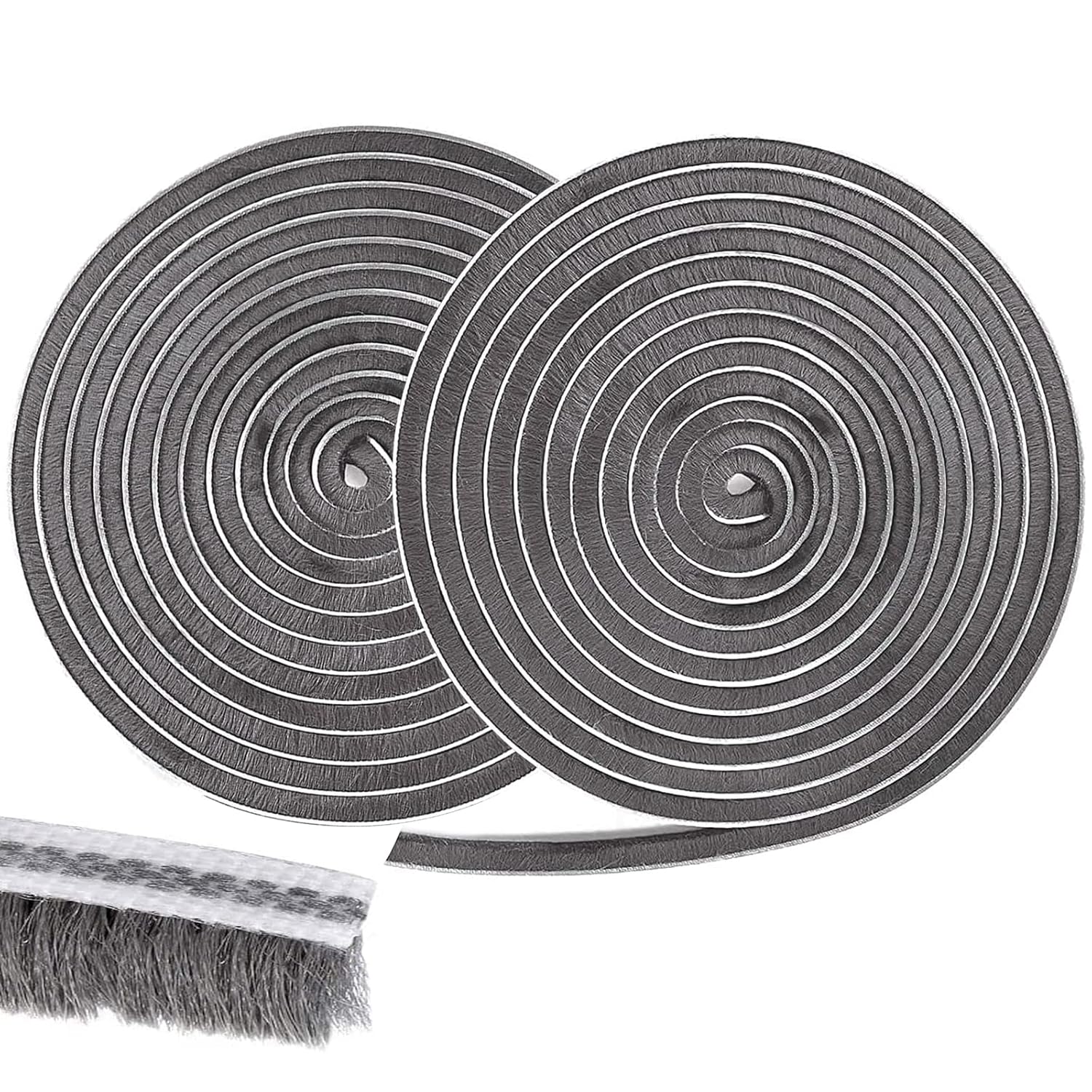 Window Seal Strip,Zliger 20M Foam Seal Strip Tapel Brush Weather