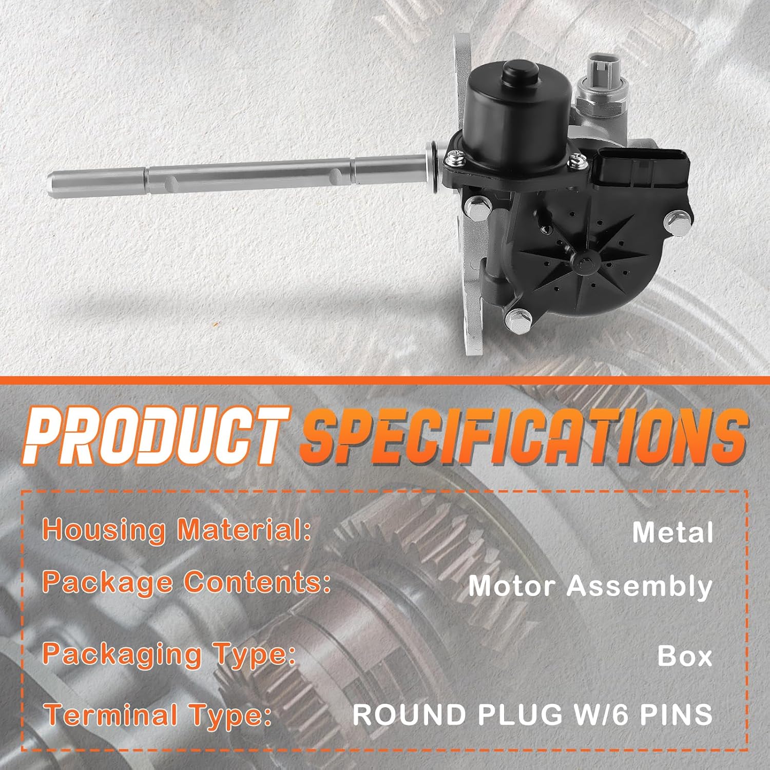 3641034015 Transfer Case Motor Compatible with Toyota Tacoma 2005-2015, Tundra 2002-2006, 4Runner 2011-2019, 4WD 4-Wheel Drive 4x4 Transfer Case Shift Actuator Motor Transmission Actuator Assembly