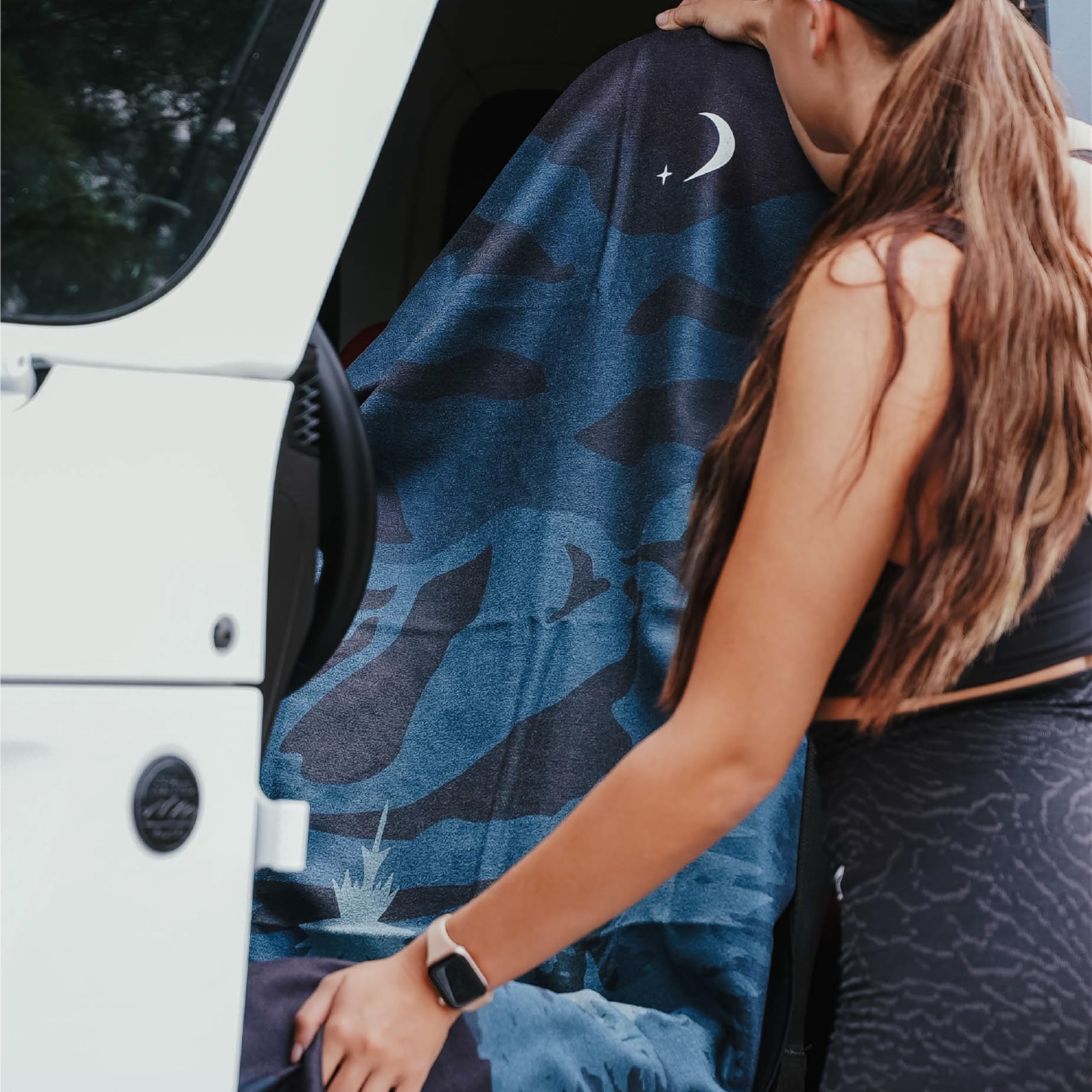 Sprints Athletic Running Towel, Full-Sized, Car