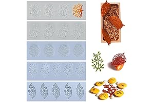 5PCS Silicone Baking Molds, Hollow 3D Beehive Candy Lace Silicone Mold