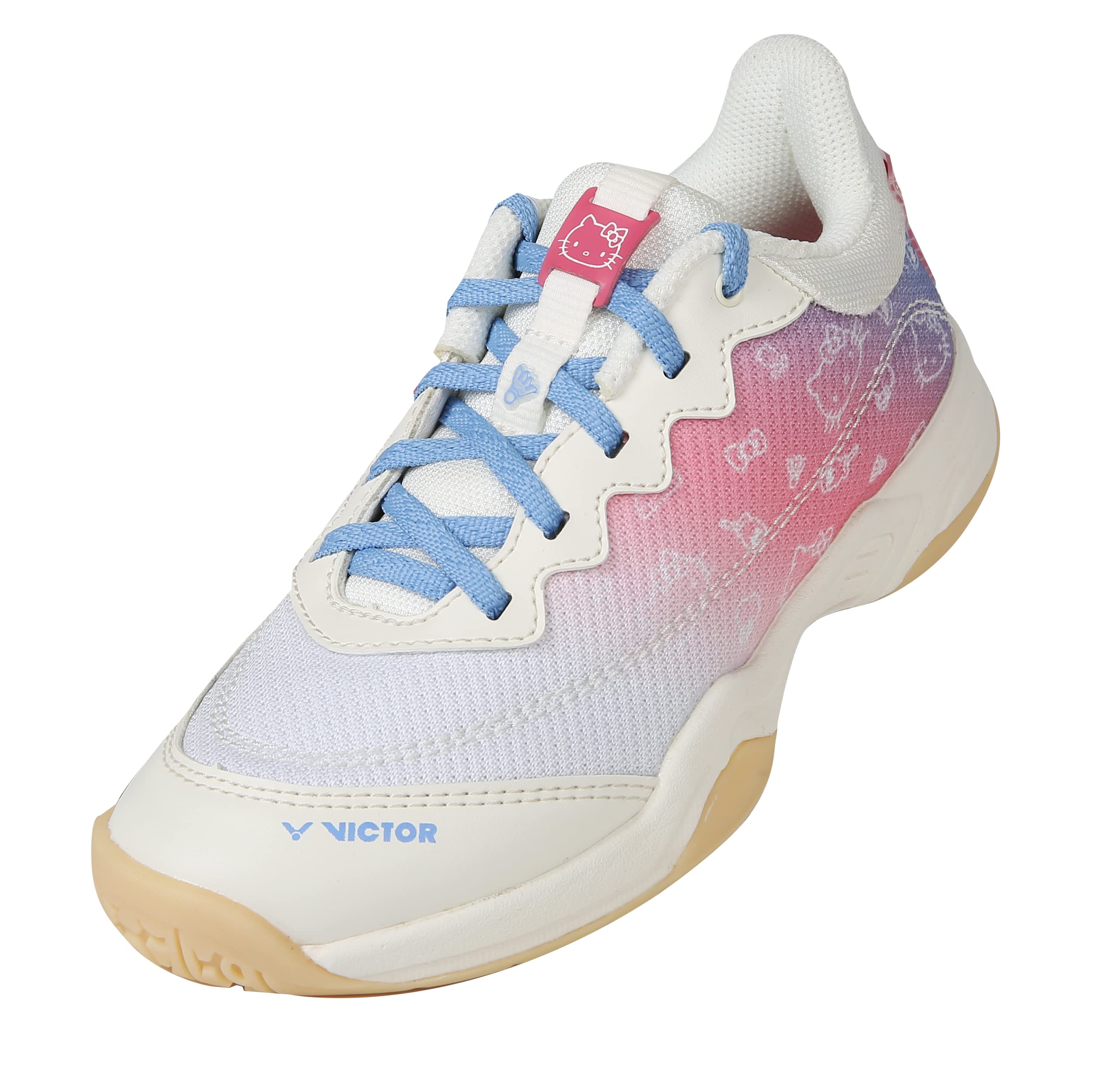 VICTOR KTJR-L-205 X Hello Kitty Junior Badminton Shoes for Girls UK-2.5, Gardenia White (B0BWND4CZY) Amazon Price History, Amazon Price Tracker