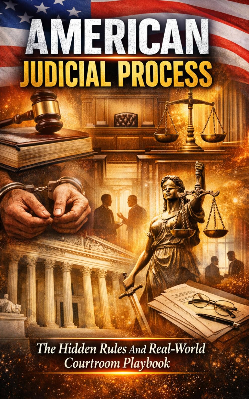 American Judicial Process: The Hidden Rules And Real-World Courtroom Playbook: Step-By-Step Guide To US Courts, Police Stops, Arrest, Bail, Trials, ... Rights Lawsuits, And Administrative Hearings