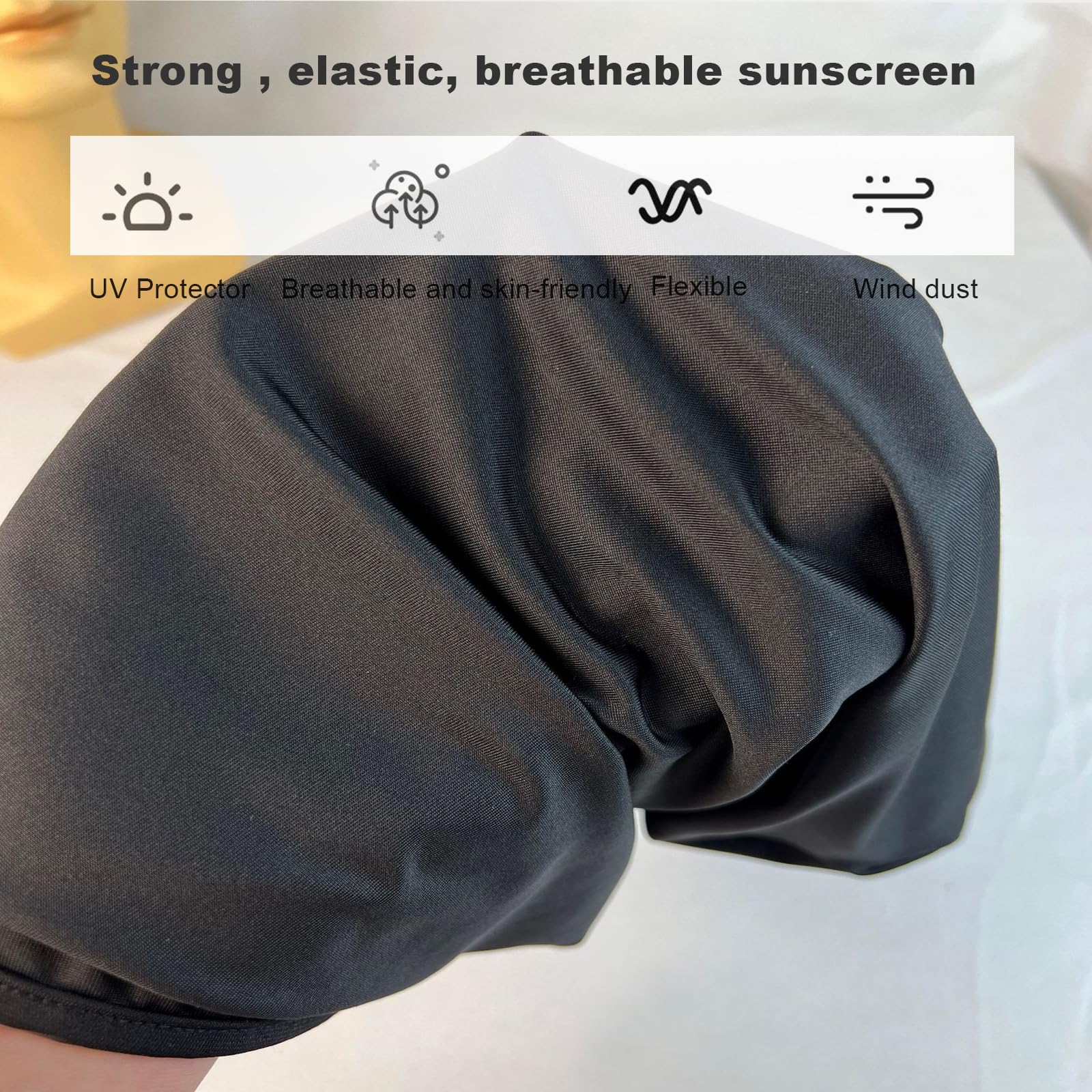 4 Piezas Pasamontañas de 3 Agujeros, Máscara de Esquí para Hombre Mujer, Bufanda de Esquí para Motocicleta, Negro Máscara Facial Completa Balaclavas