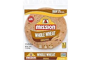 Mission Soft Taco Whole Wheat Tortillas, A Guiltless Grain Treat