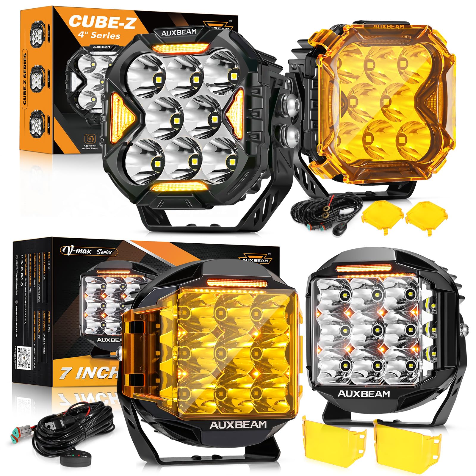 Amazon.com: Auxbeam Cube-Z Series 4