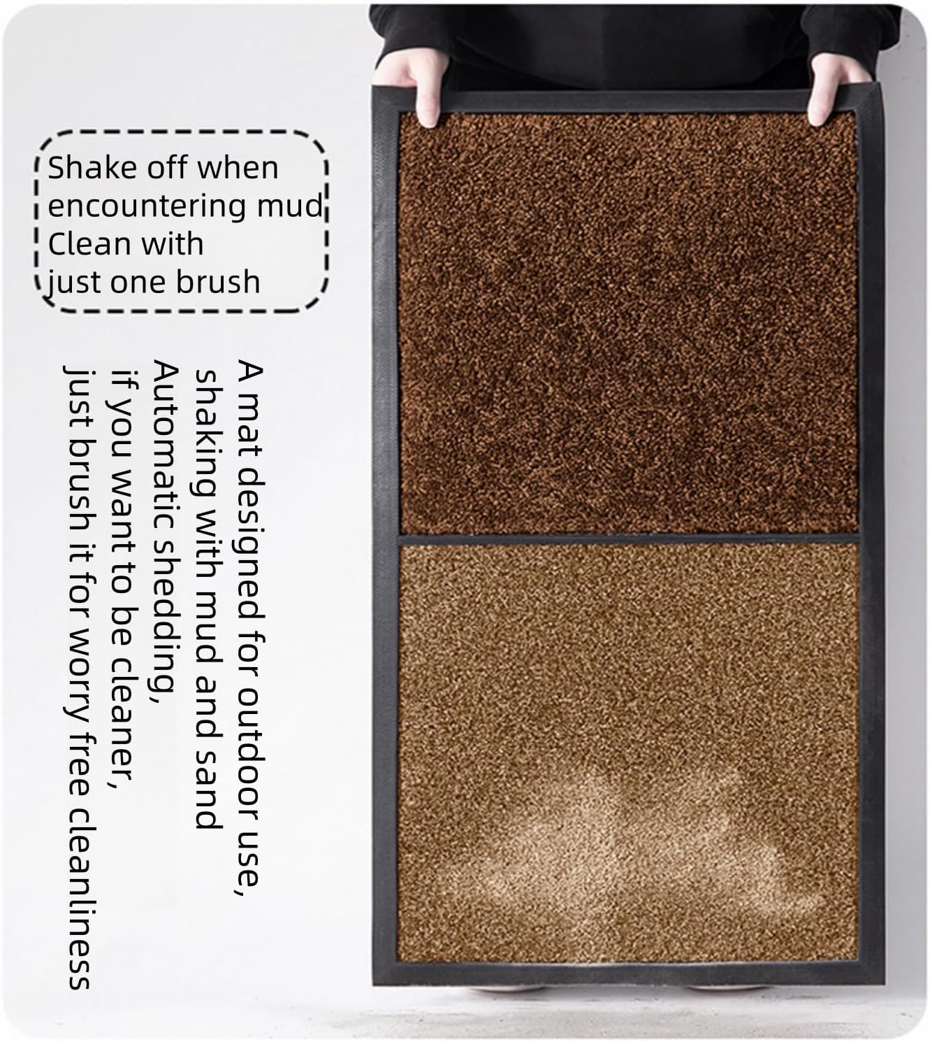 Disinfection Floor Pad Mat Sanitizing Floor Mat Multifunction Entrance Mat Footbath Rug Shoe Home Hotel (Grey)