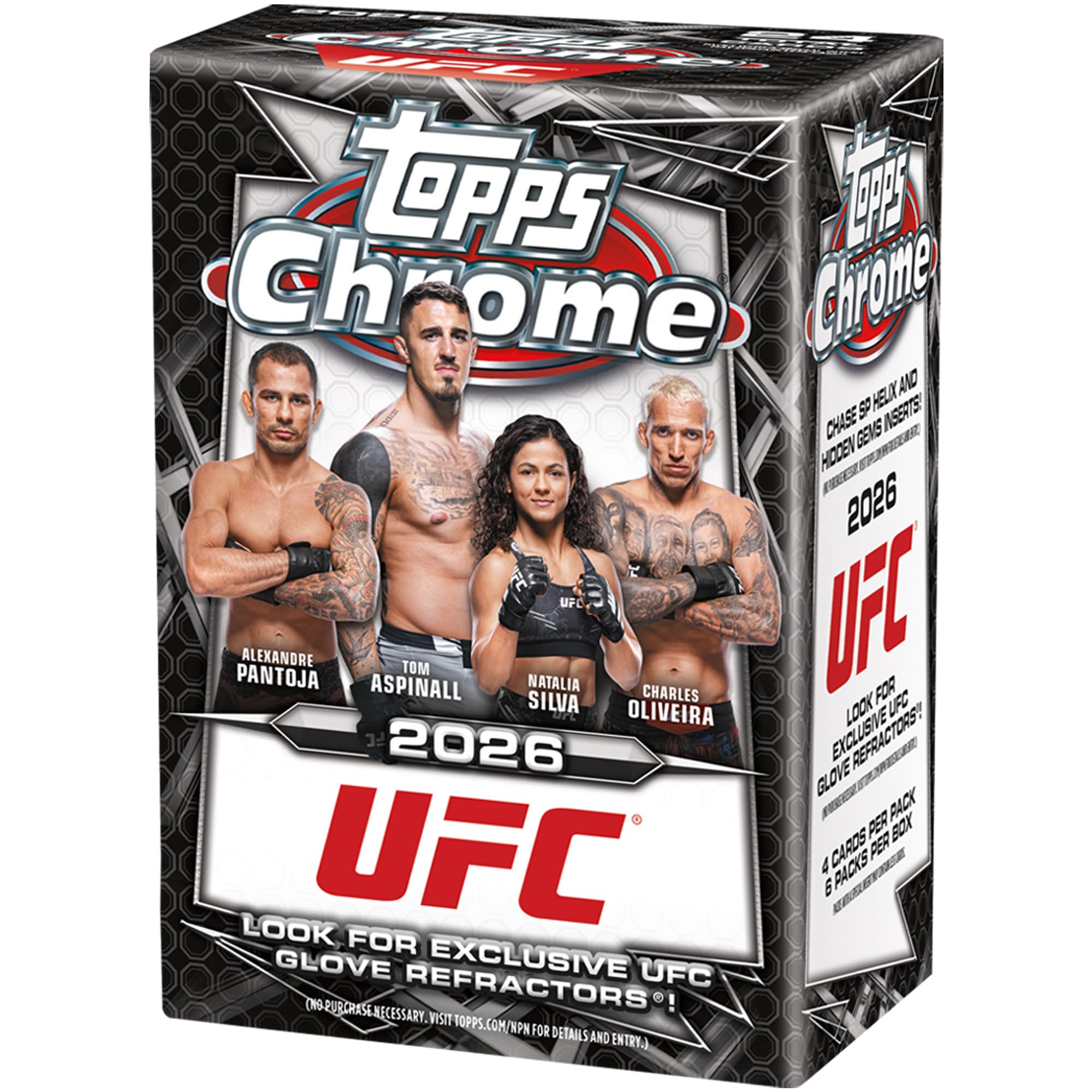 Topps Chrome UFC 2026 - Sellado de fábrica - Caja de valor