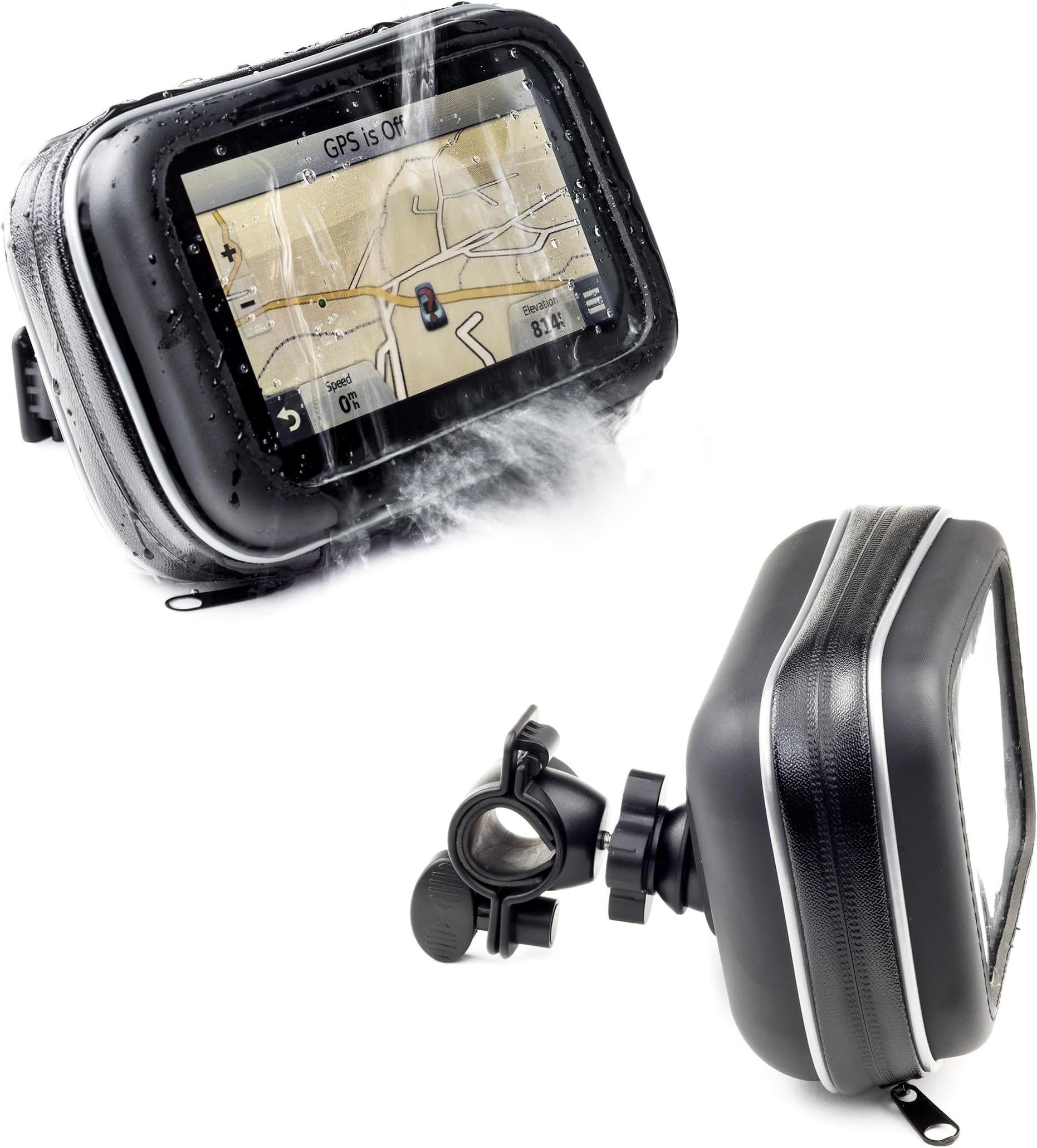 Weather Resistant Locking Strap Motorcycle Mount for Samsung Galaxy S20 Plus (sku 51866)