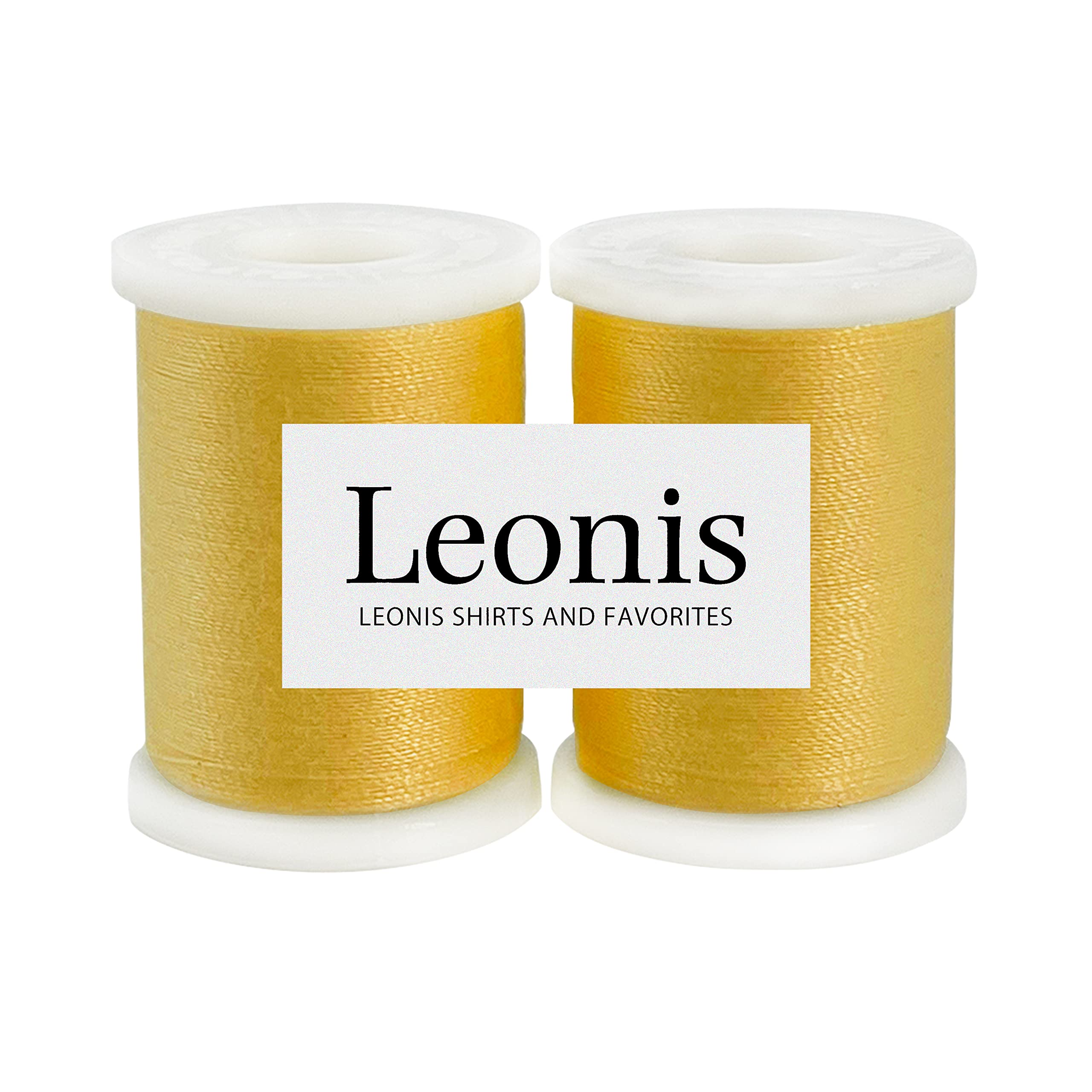 LEONIS Polyester All-Purpose Sewing Threads 110 Yards/100m 2pcs [ 78328 ]