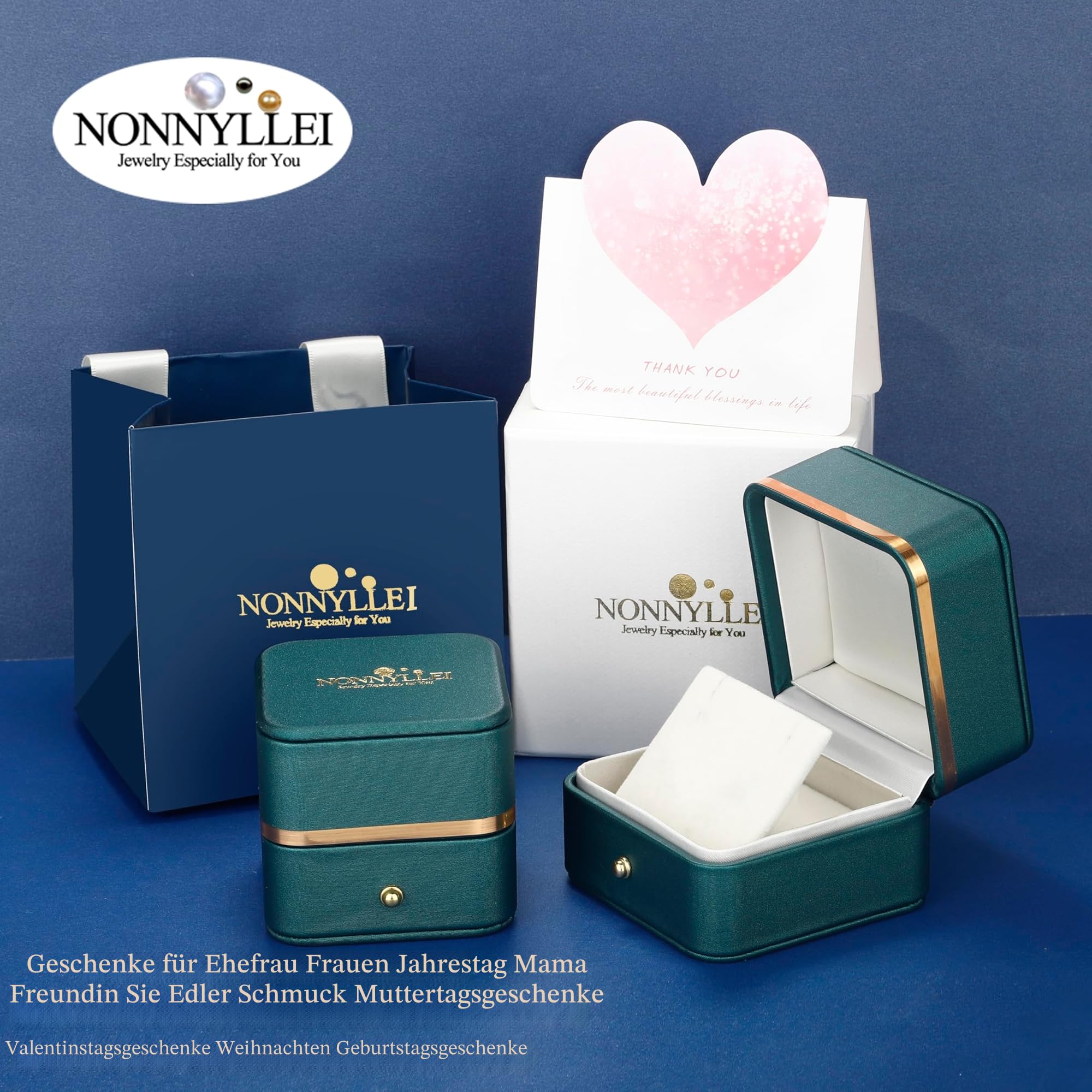 Geschenk für Ehefrau, Hochzeit, Geburtstag, Jahrestag, Schmuck, Muttertagsgeschenk für Mutter, Perlenkette, Geschenk für Frauen, Weihnachtsgeschenke, Valentinstagsgeschenke für sie, pearl