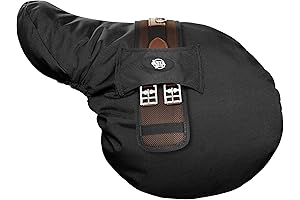 Fitted Saddle Cover for English Horse Saddles: Breathable and Waterproof Protection