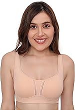 PLUMBURY Nylon Blend Full Support Minimizer Everyday Bra For Women Full Coverage | Wireless| Padded With Seamless Soft Cups