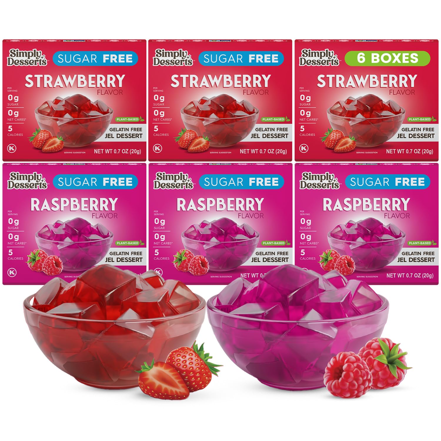 Strawberry Cream 4点セット　甘ロリ　しゅくれどーる　ロリィタ Amazon.com : Simply Desserts Sugar-Free Strawberry & Raspberry Jel