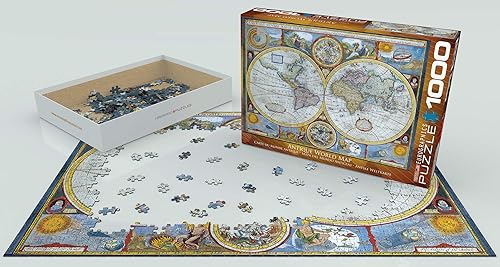 Miniatura 3 de EuroGraphics Nuevo y preciso mapa del mundo Puzzle (1000 piezas), 6000-2006