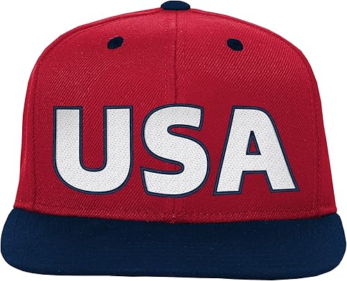 Outerstuff Unisex Youth FIFA World Cup Contrast Country Flatbrim Hat