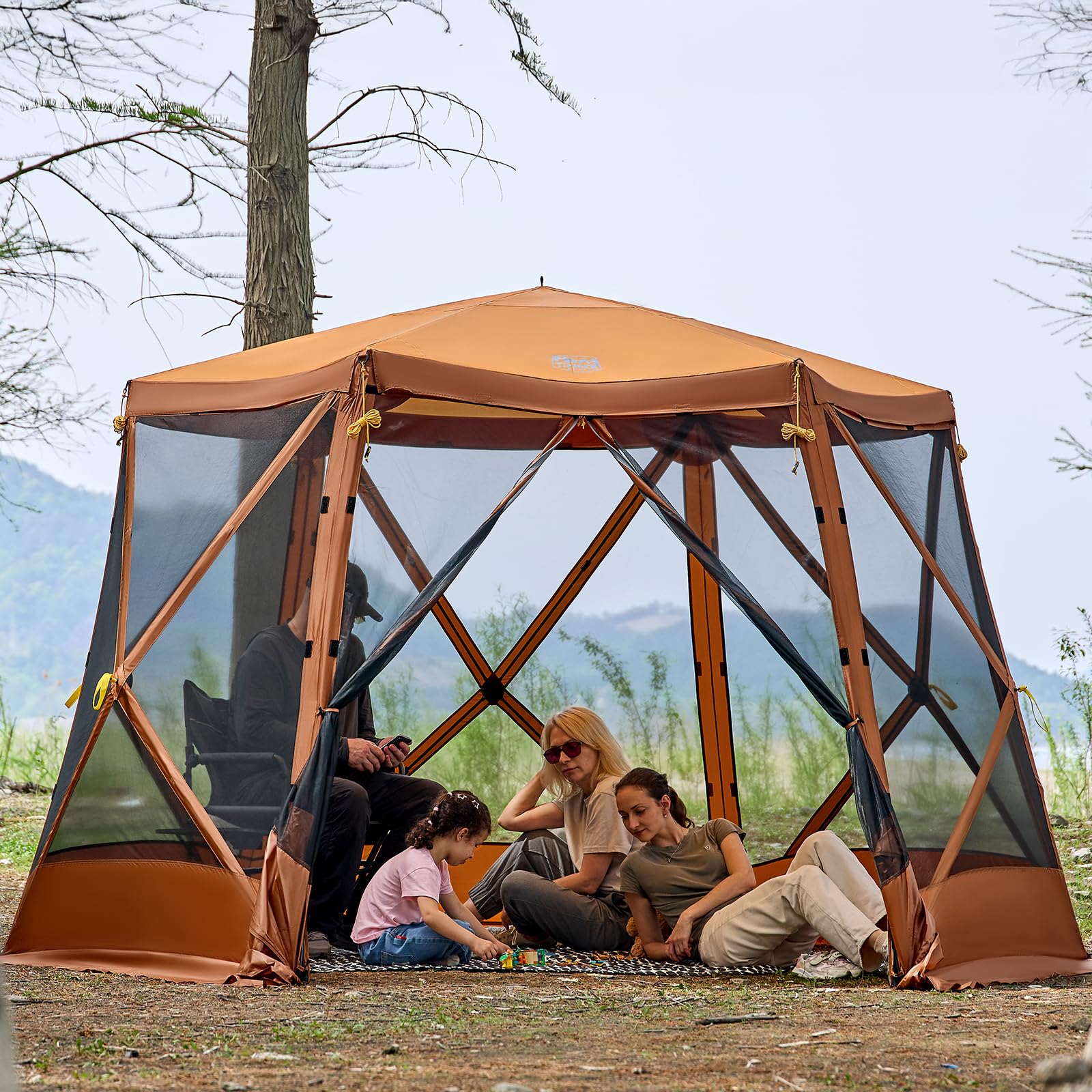 Amazon.com : Timber Ridge Easy Pop Up Gazebo Canopy Tent for