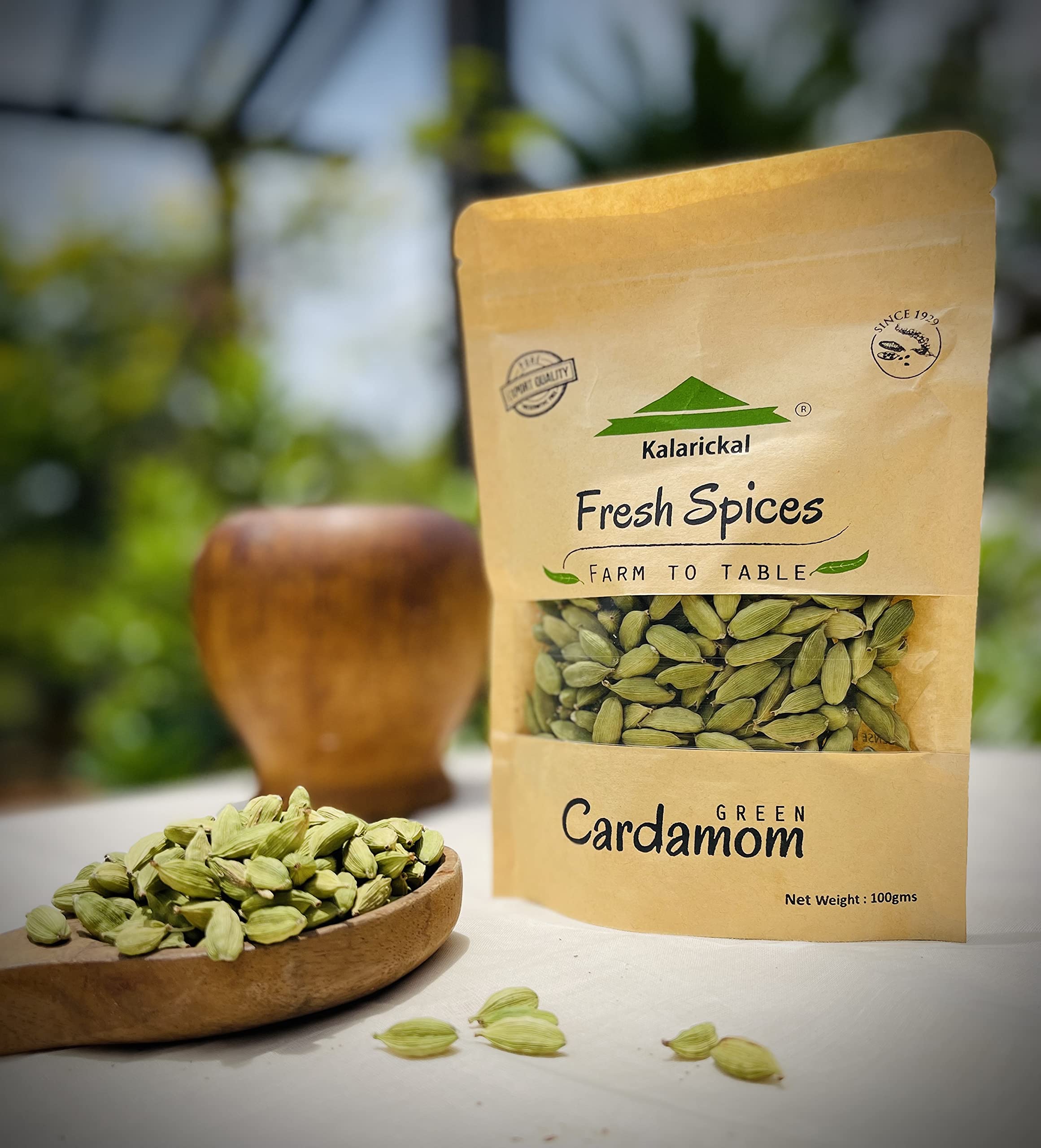 Kalarickal Fresh spices green cardamom(100 gms) (B09CT5PB9T) Amazon Price History, Amazon Price Tracker