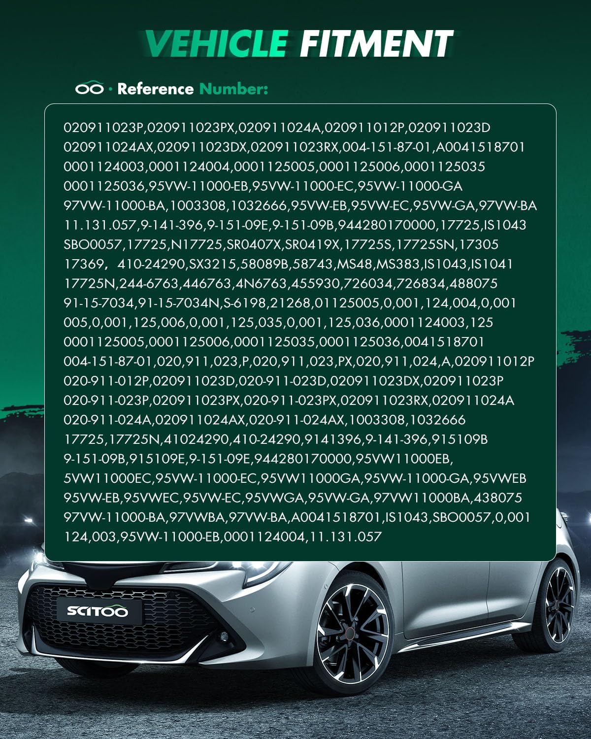 SCITOO Starter Motor fit for Volkswagen for Beetle 1.9L 1998-2003,for Volkswagen for Golf 1.9L 1996-2004,for Volkswagen for Jetta 1.9L 1996-2004 Replacement Starter 17725