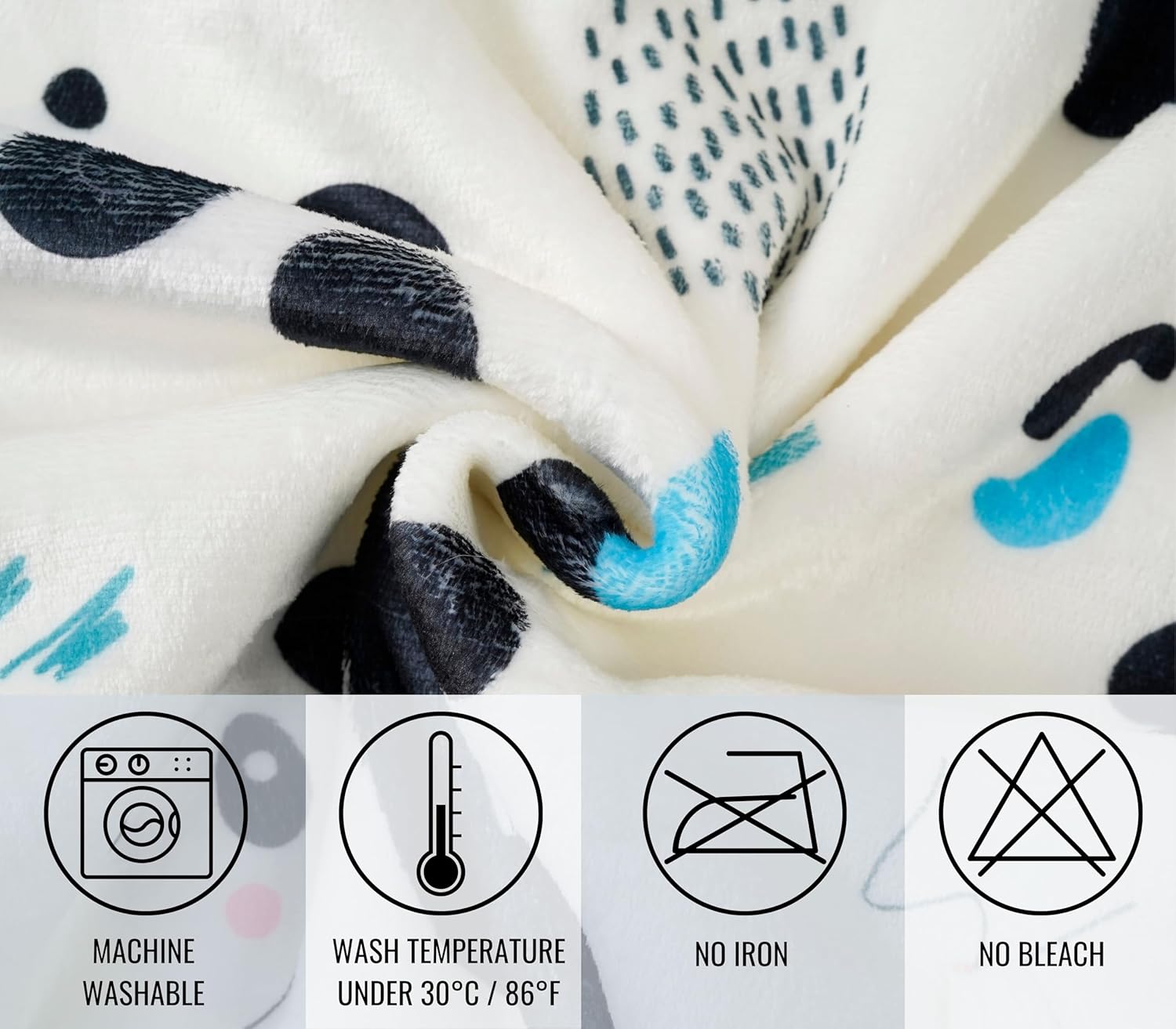 Panda Gifts Wearable Blanket Hoodie, Oversized Wearing Blanket for Panda Lovers - Sleep - Image 6