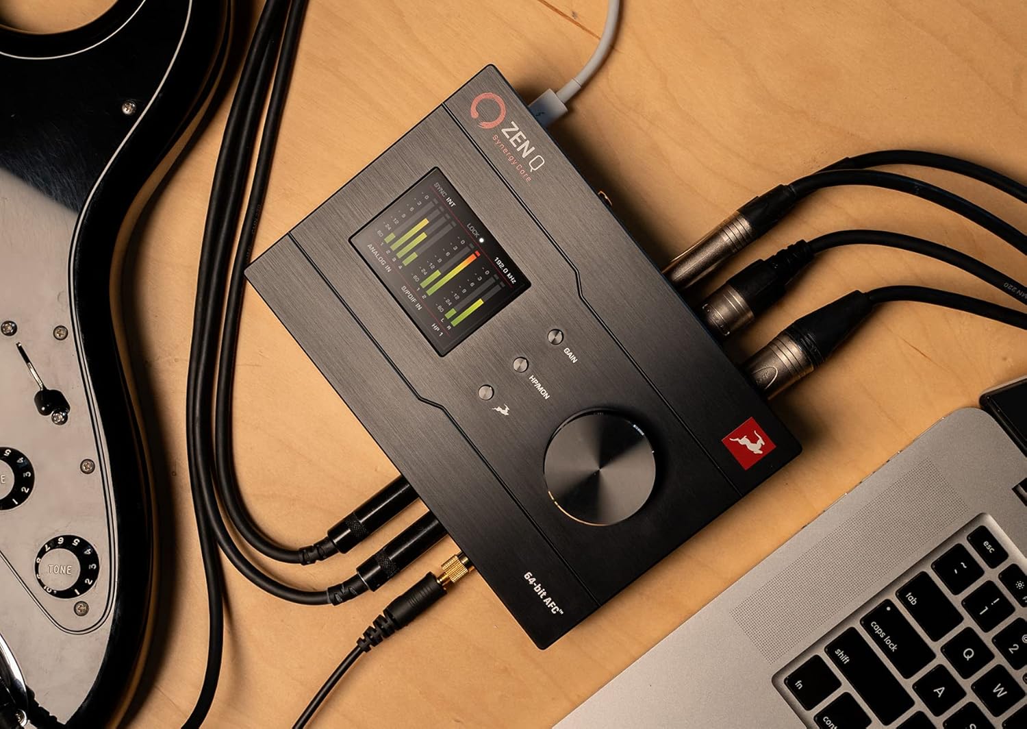 Antelope Audio Zen Q Synergy Core 14x10 Bus-Powered Thunderbolt 3 Audio Interface with Onboard Real-Time Effects and Expandable I/O : Musical Instruments