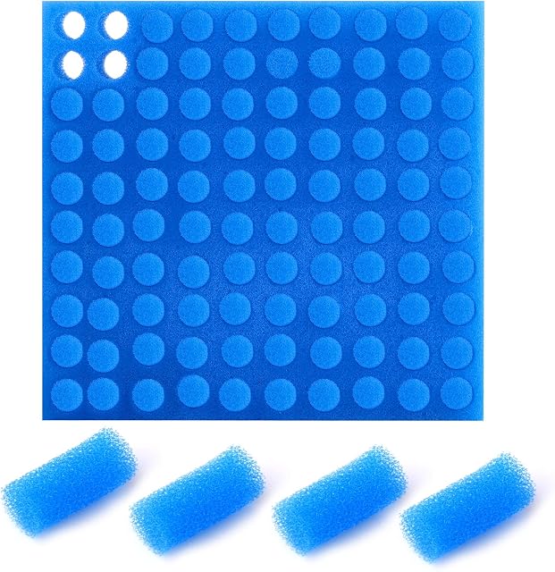 100 szt. Aspirator do Nosa Filtry, Pianka Sanitarna Gabka Aspirator do Nosa Filtry Higieniczne Akcesoria Zamienne do Aspiratora do Nosa dla Dzieci