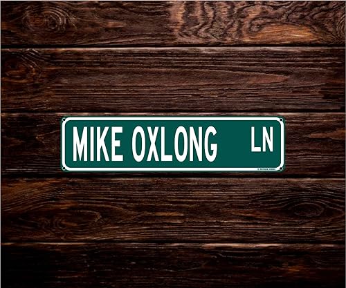 Miniatura 6 de Dutch Oven Ave - Letrero divertido inapropiado de 16 x 4 pulgadas, letrero de calle de hojalata para dormitorio, dormitorio, decoración de bar