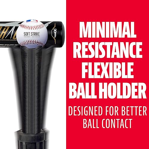 Miniatura 5 de Franklin Sports Camiseta de bateo de béisbol para niños, camiseta de bateo juvenil ajustable de 3 posiciones para teeball, béisbol y softbol,