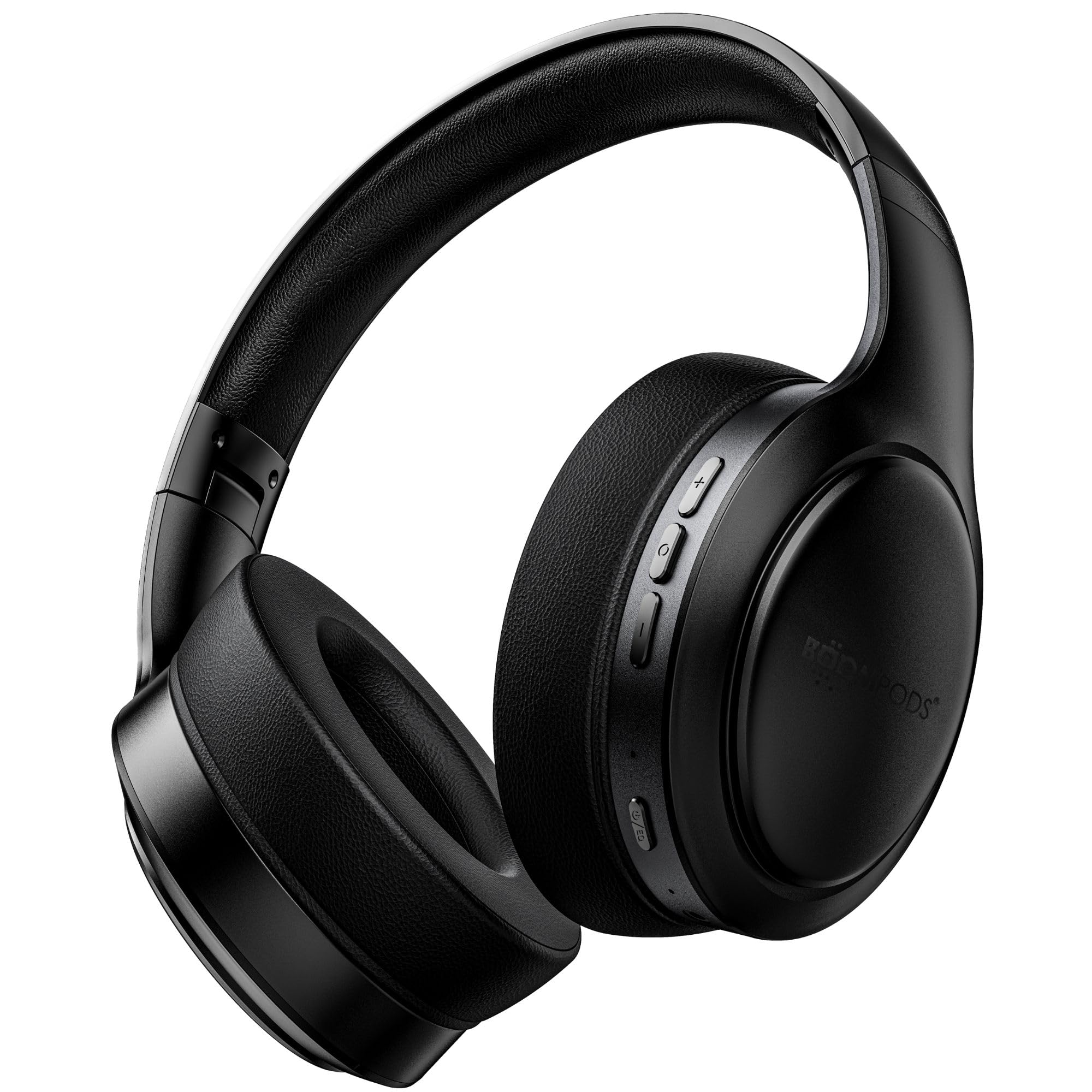 Boompods Headpods Pro 2 Kulak Üstü Kulaklıklar - Katlanabilir Bluetooth Kulaklık Kulak Üstü Tasarım, Dahili Mikrofonlu Hafif Kablosuz Kulaklık, 50+ Saat Kablosuz Çalma Süresi, PillowFoam Konforu -