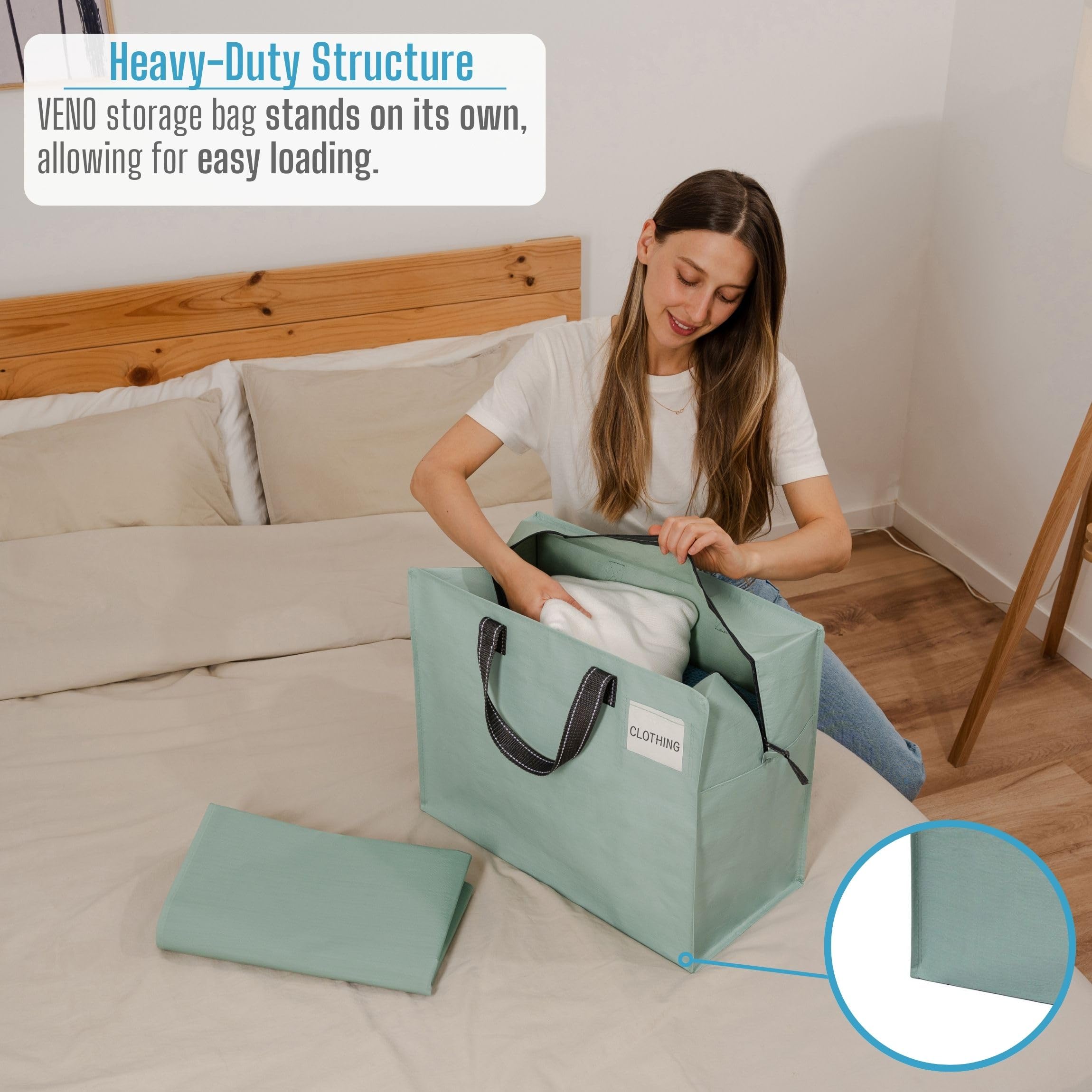 VENO 4 Pack 50L Large Storage Bags - Image 2