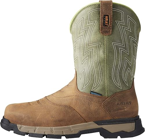 Miniatura 2 de Ariat Rebar Flex Western - Botas de trabajo impermeables con punta compuesta, botas de trabajo occidentales de punta cuadrada para hombre, talla