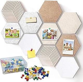 12 Kitchen Booth Ideas for Cozy Casual Dining 55 Hexagon Felt Cork Board Tiles, 10 Pack Cork Bulletin Board Tiles with 50...