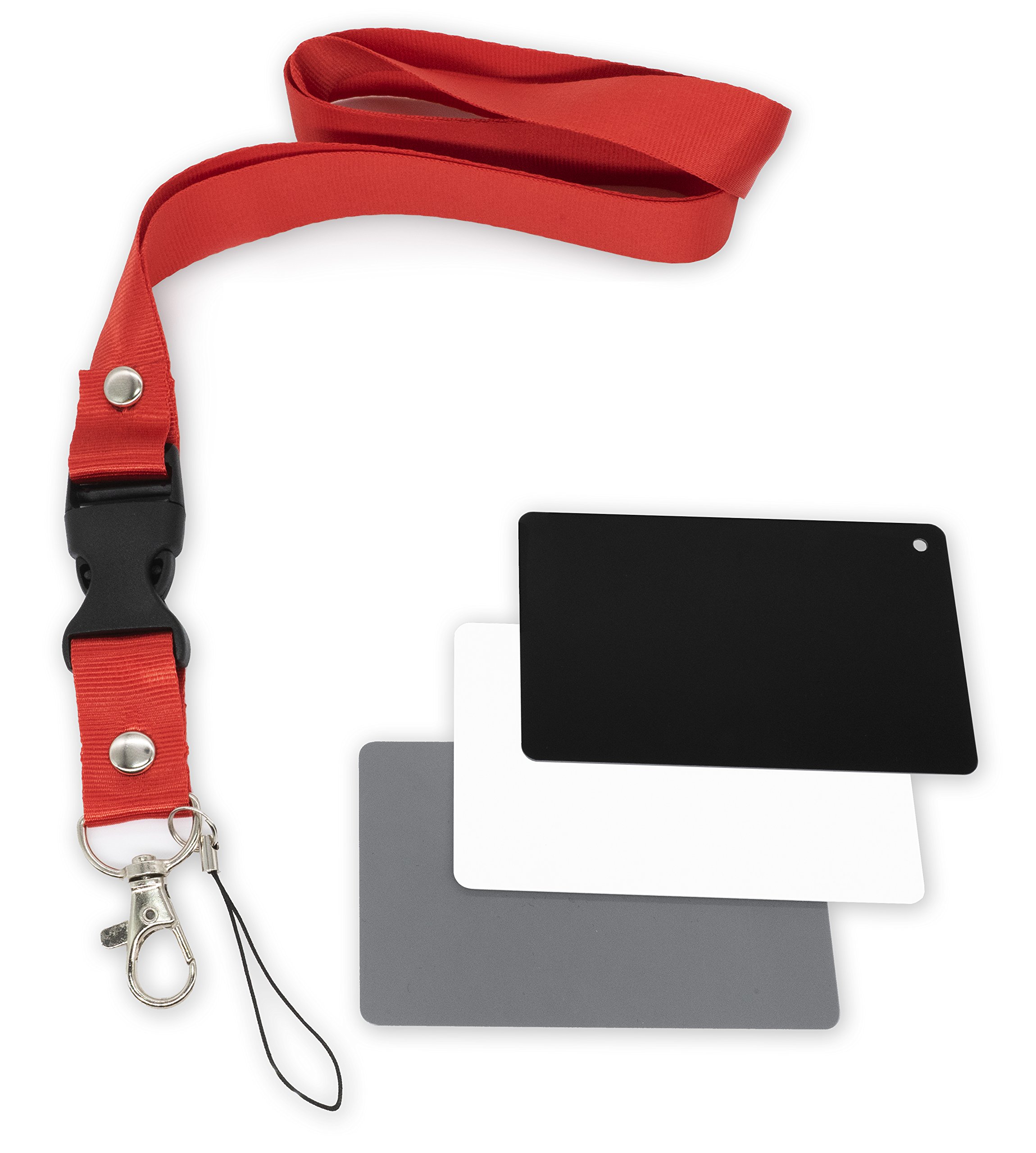 MyGadget Scheda Carta Grigia 3 in 1 18% Grigio Bianco Nero Calibrazione Esposizione Fotografica