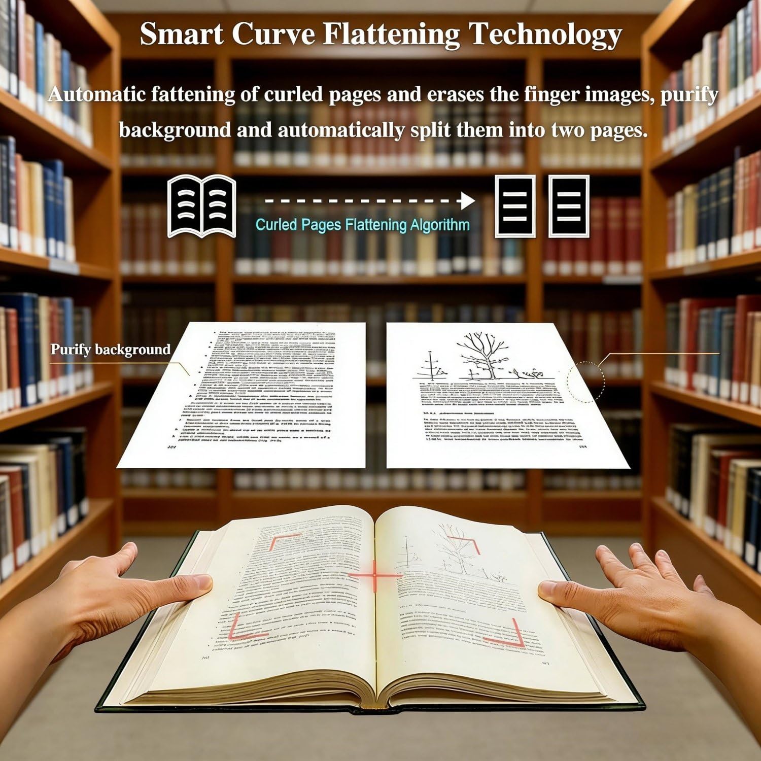 Visualizador de cámara de documentos con escáner de alta resolución, soporte flexible, Plug & Play para ventanas, ideal para enseñanza, reuniones y oficina en casa