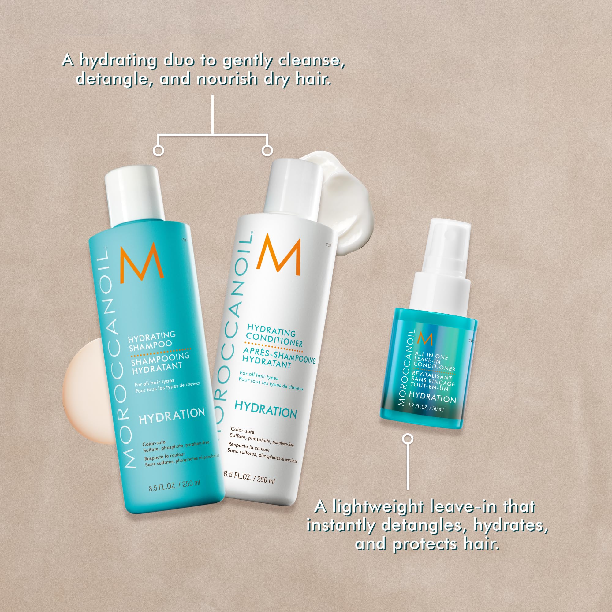 Moroccanoil Conjunto de regalo de hidratación para el cabello