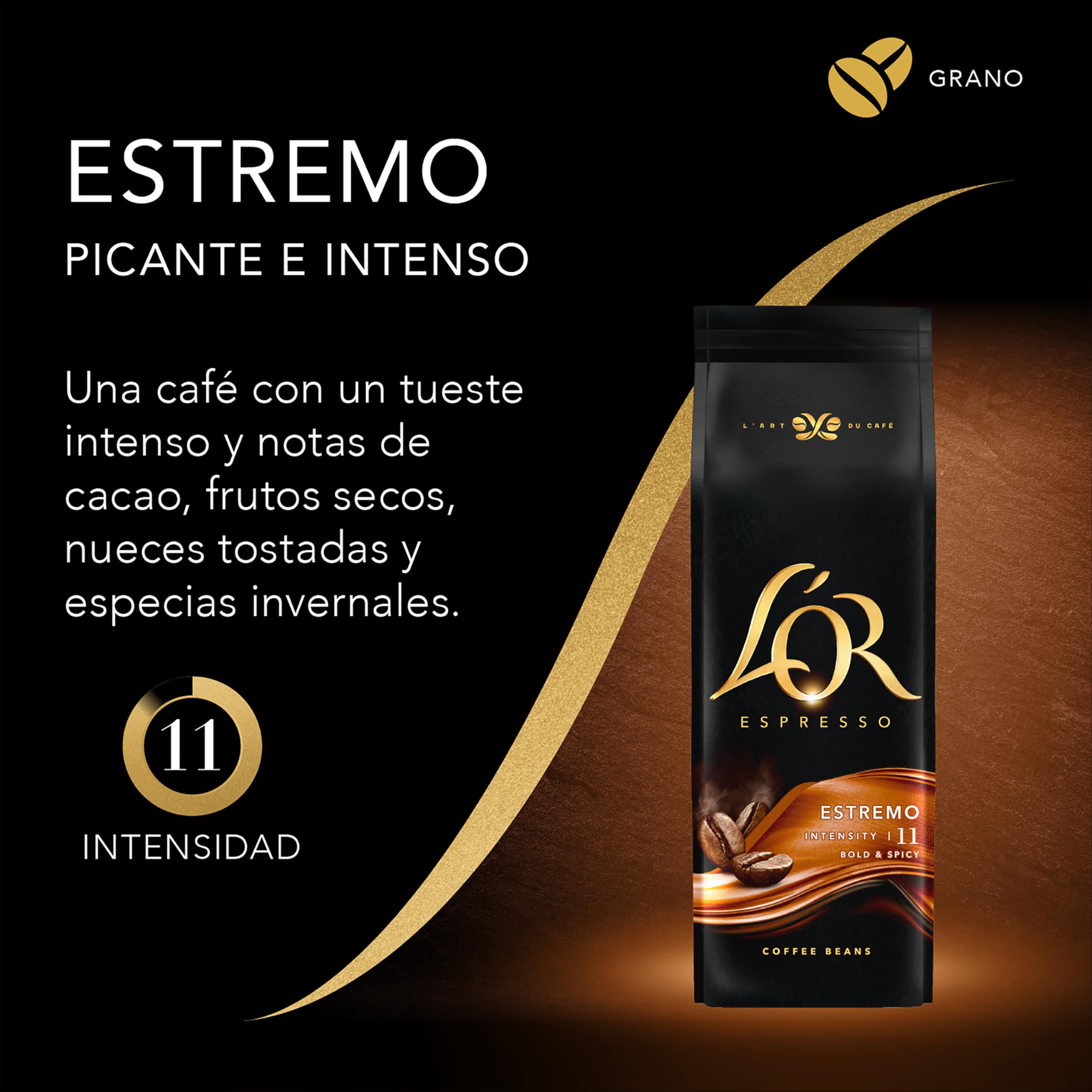 L'OR Espresso Café Grano Estremo Intensidad 11 4x500 gr
